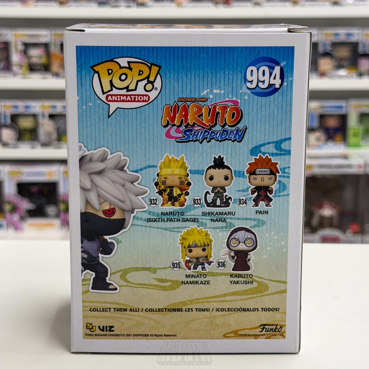Funko Pop Anime Naruto Kakashi Hatake Anbu AAA Exclusive 994 Manag Vinyl Figure