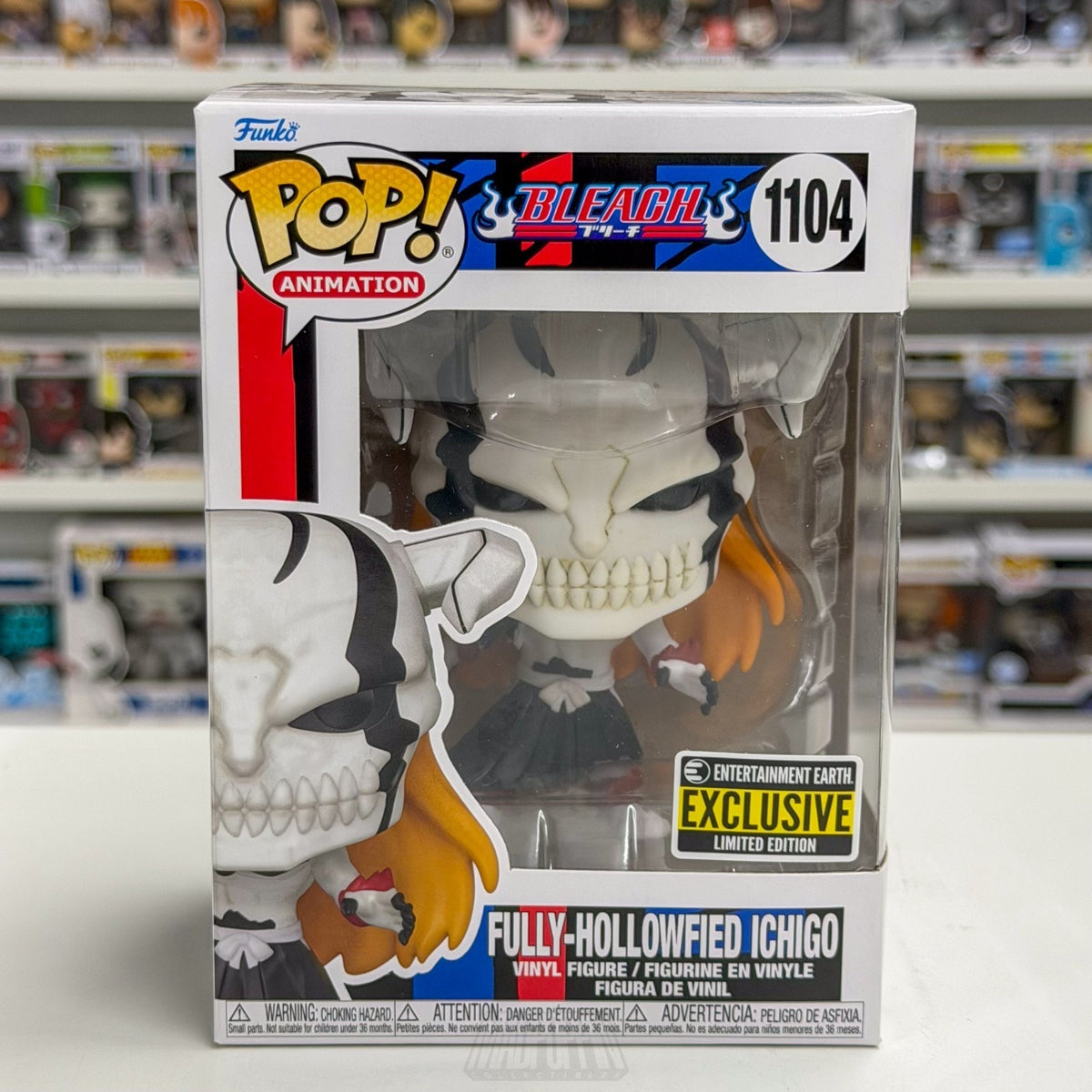 Funko Pop Anime Bleach Fully-Hollowfied Ichigo Entertainment Earth 1104 Figure