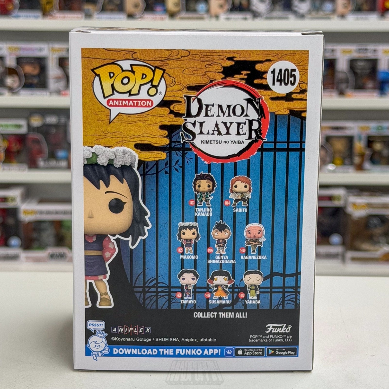 Funko Pop Anime Demon Slayer Kimetsu no Yaiba Makomo 1405 Japanese Manga Figure