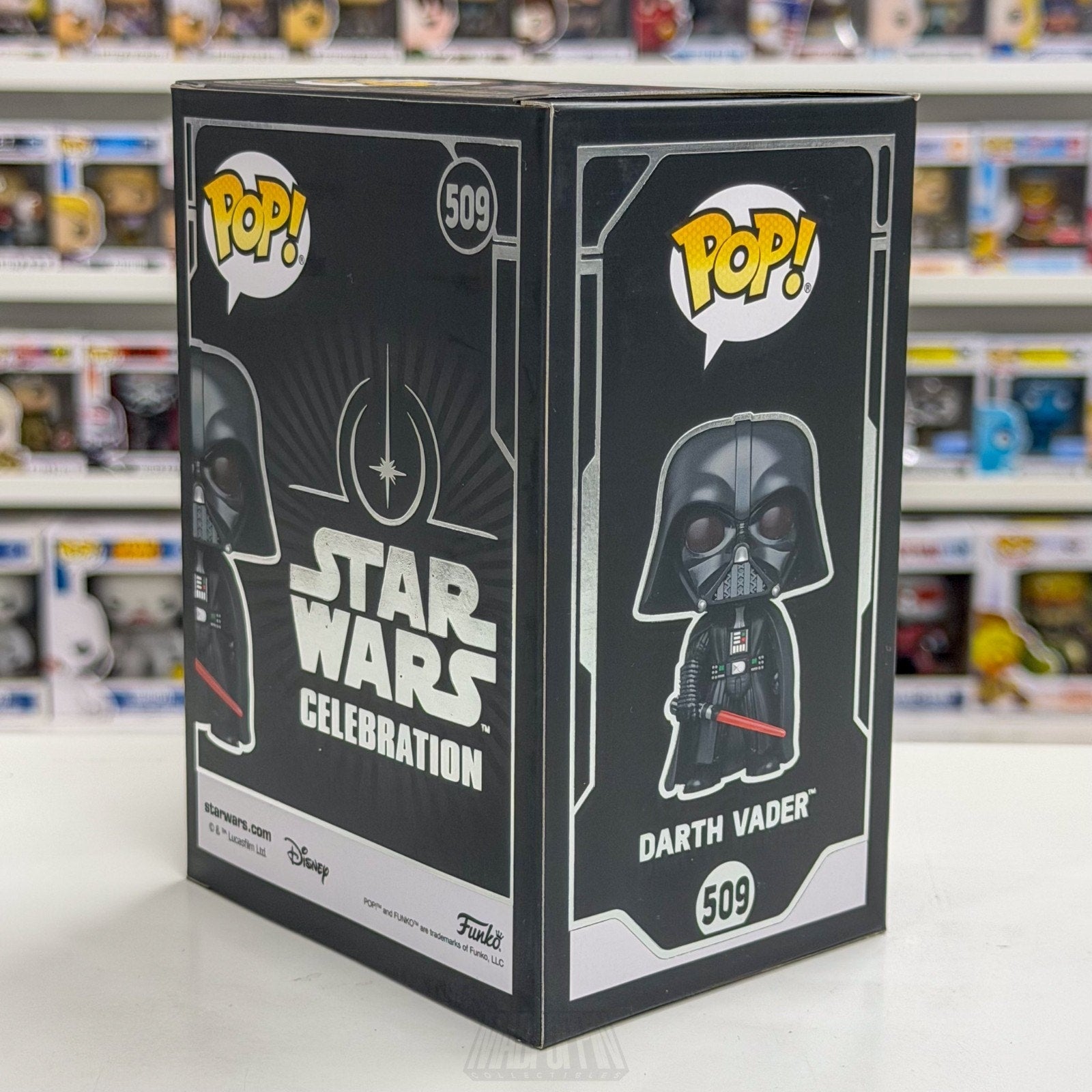 Funko Pop Star Wars Darth Vader Celebration Galactic Con 509 Sith Vinyl Figure