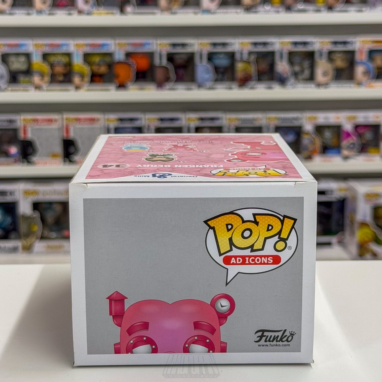 Funko Pop Ad Icons General Mills Franken Berry w/Cereal Bowl 34 Toy Vinyl Figure