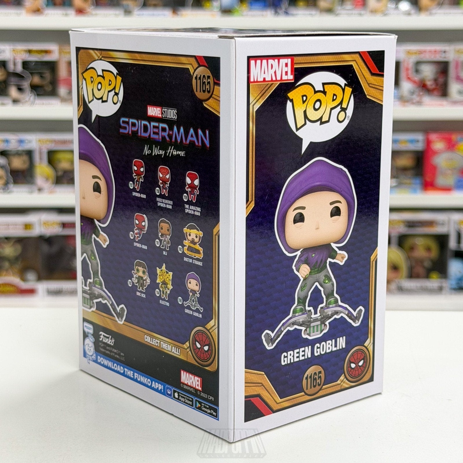 Funko Pop Marvel Spider-Man No Way Home Green Goblin Unmasked 1165 Vinyl Figure
