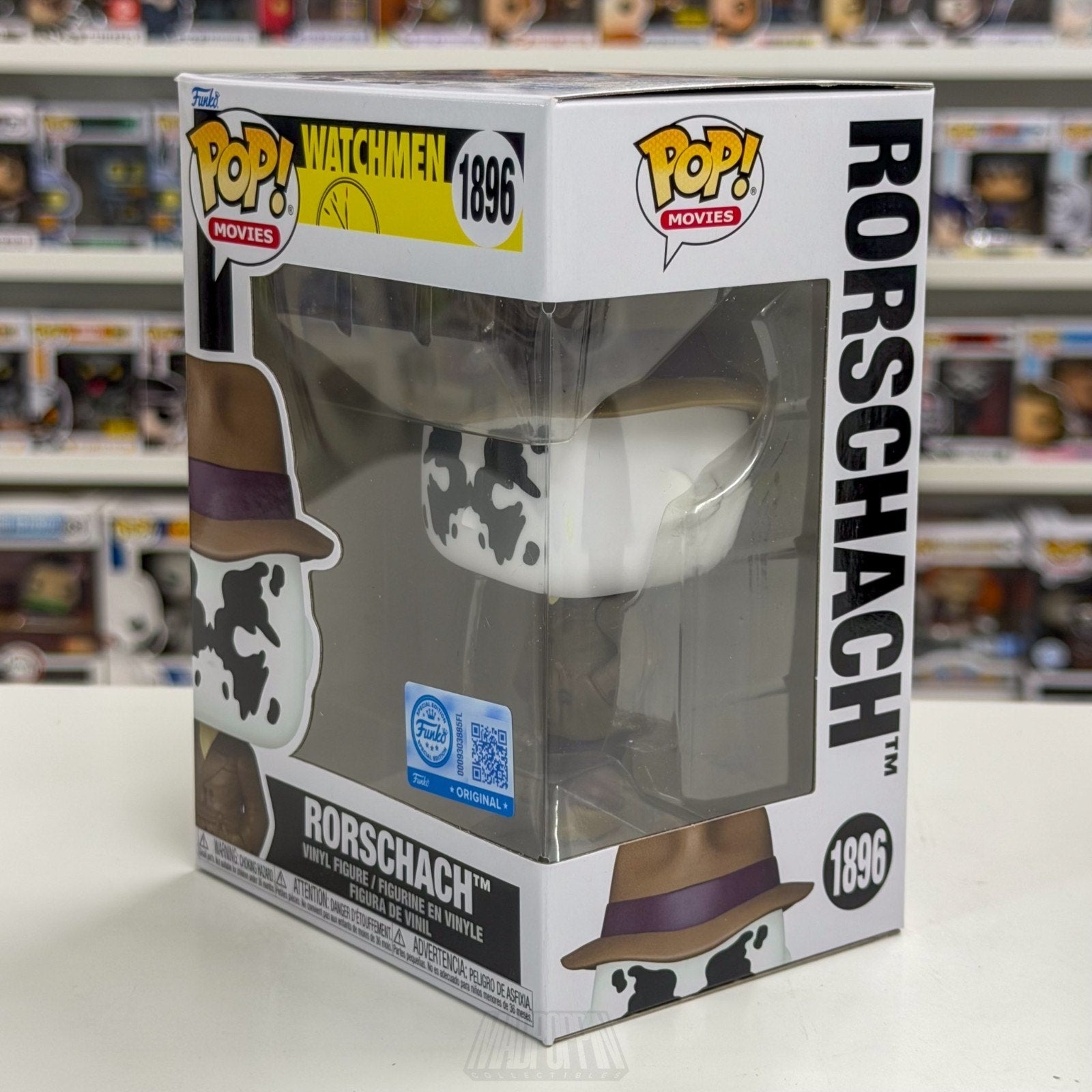 Funko Pop DC Comics Movies Watchmen Rorschach Exclusive 1896 Toy Vinyl Figure