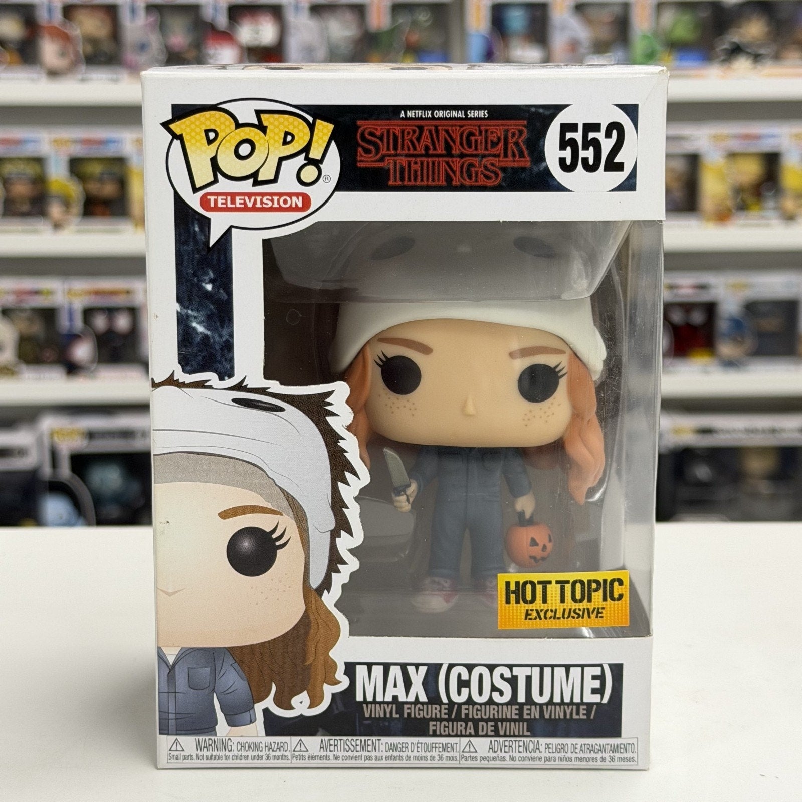 Funko Pop TV Stranger Things Max Mayfield Costume Hot Topic 552 Horror Figure