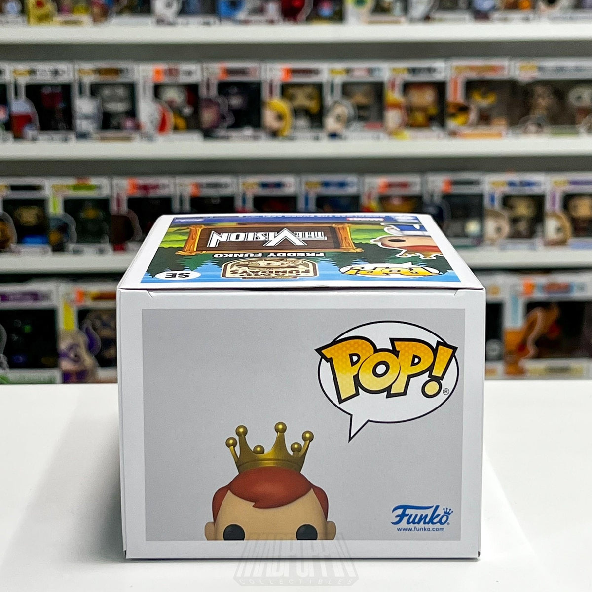 Funko Pop Freddy as White Vision SE Glow in the Dark Camp Fundays 600 PCS Marvel