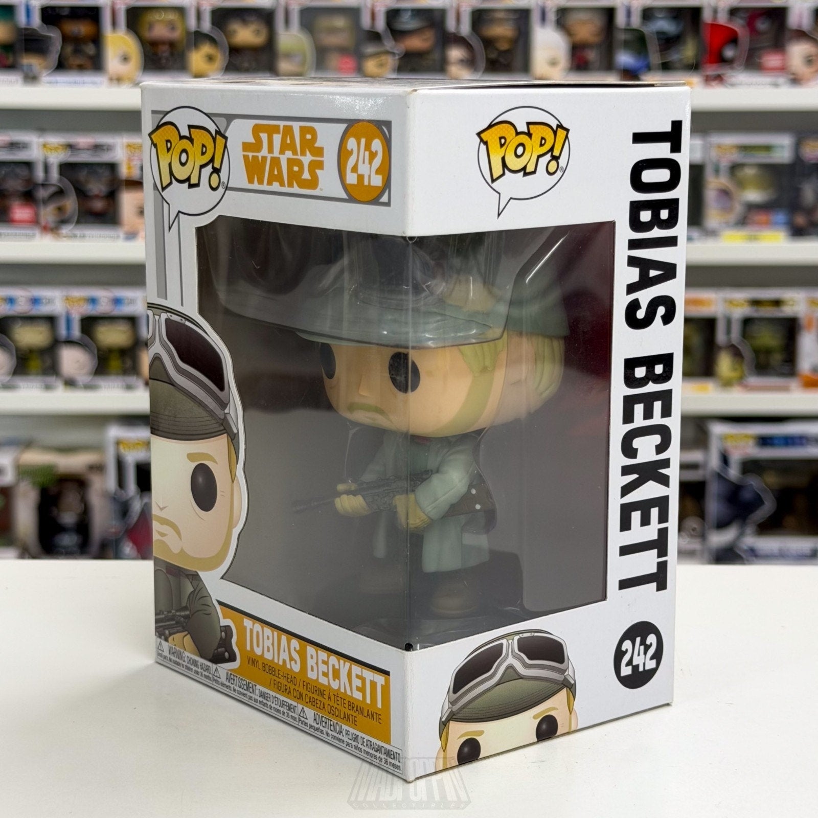 Funko Pop Star Wars Solo Story Tobias Beckett 242 Thief Crime Empire Toy Figure