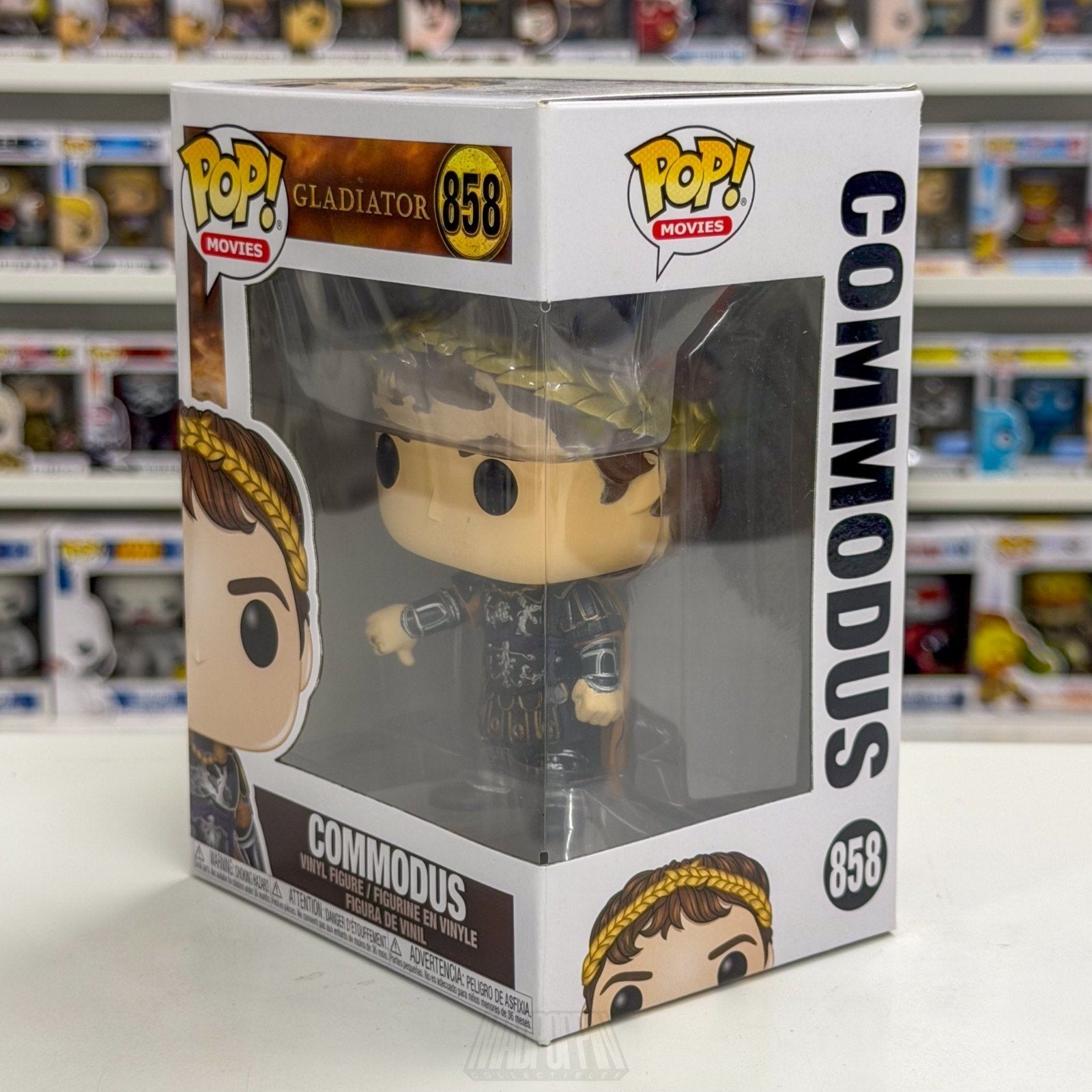 Funko Pop Movies Gladiator Commodus Thumbs Down 858 Roman Emperor Vinyl Figure
