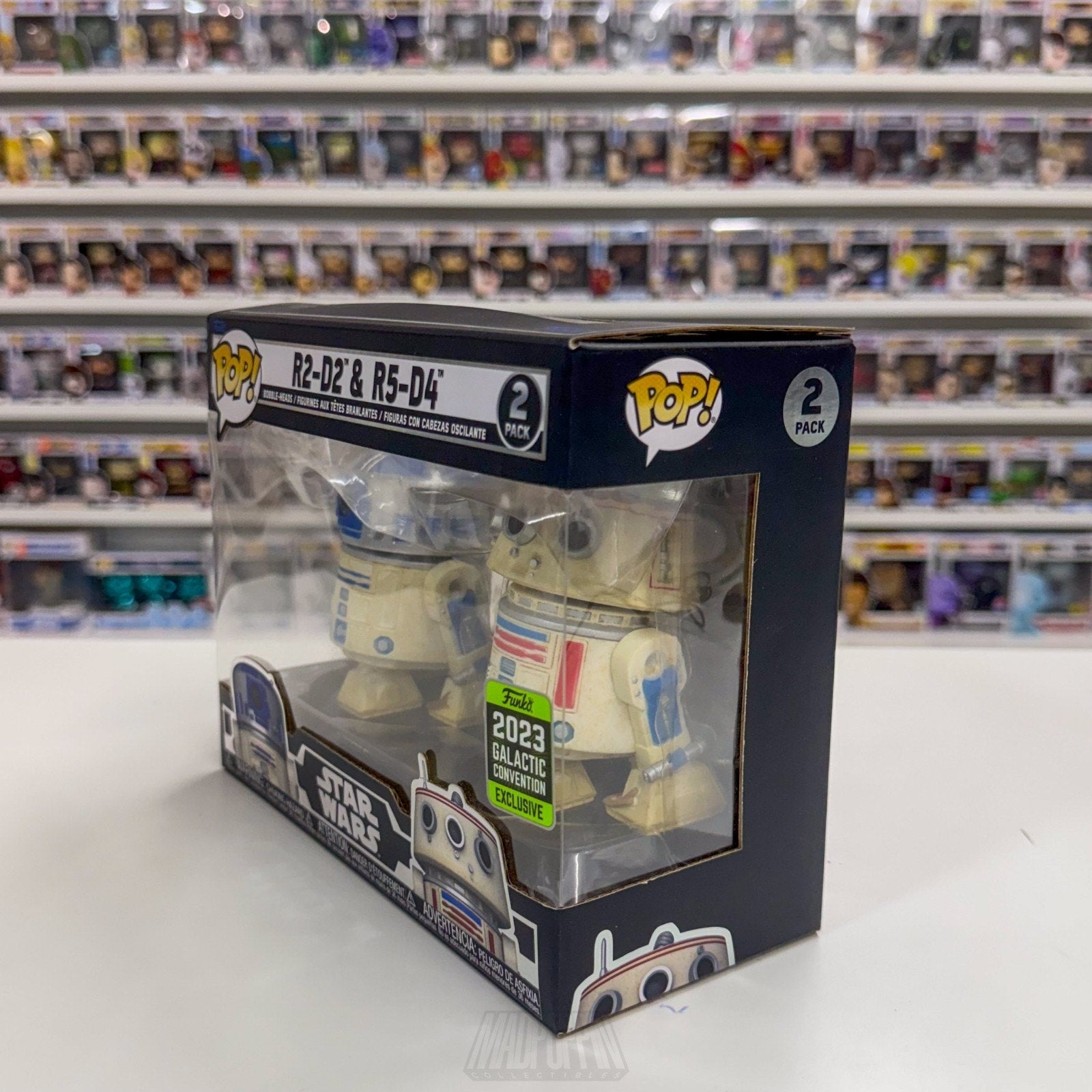 Funko Pop Star Wars R2-D2 & R5-D4 Celebration Galactic Con 2 Pack Vinyl Figure