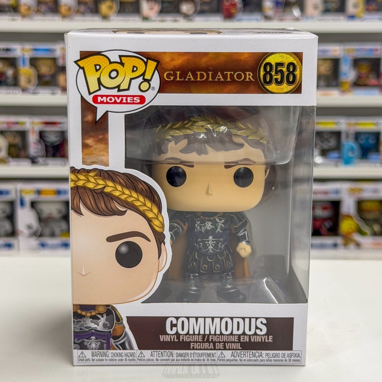 Funko Pop Movies Gladiator Commodus Thumbs Down 858 Roman Emperor Vinyl Figure