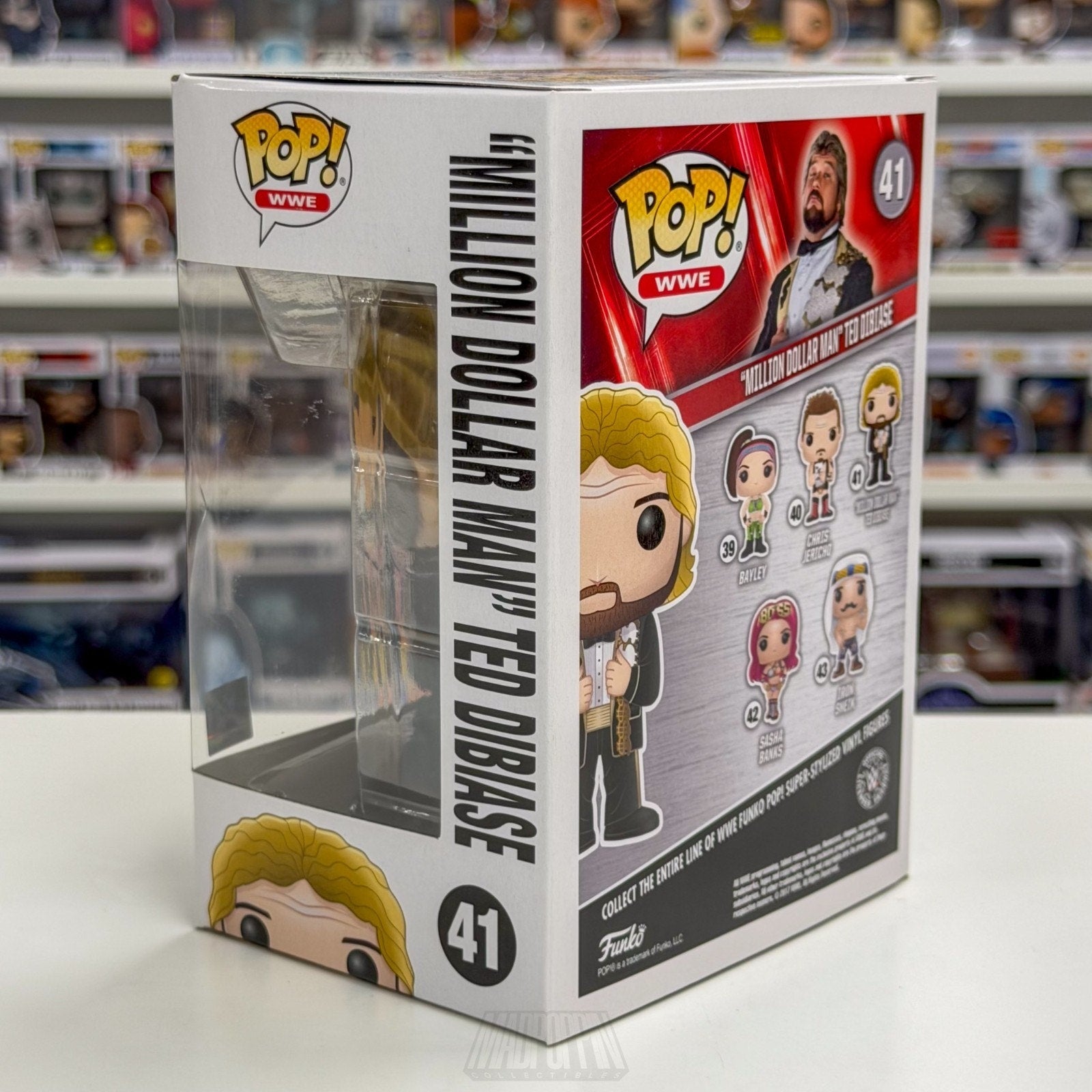 Funko Pop WWE Million Dollar Man Ted DiBiase 41 WWF Wrestling Toy Vinyl Figure