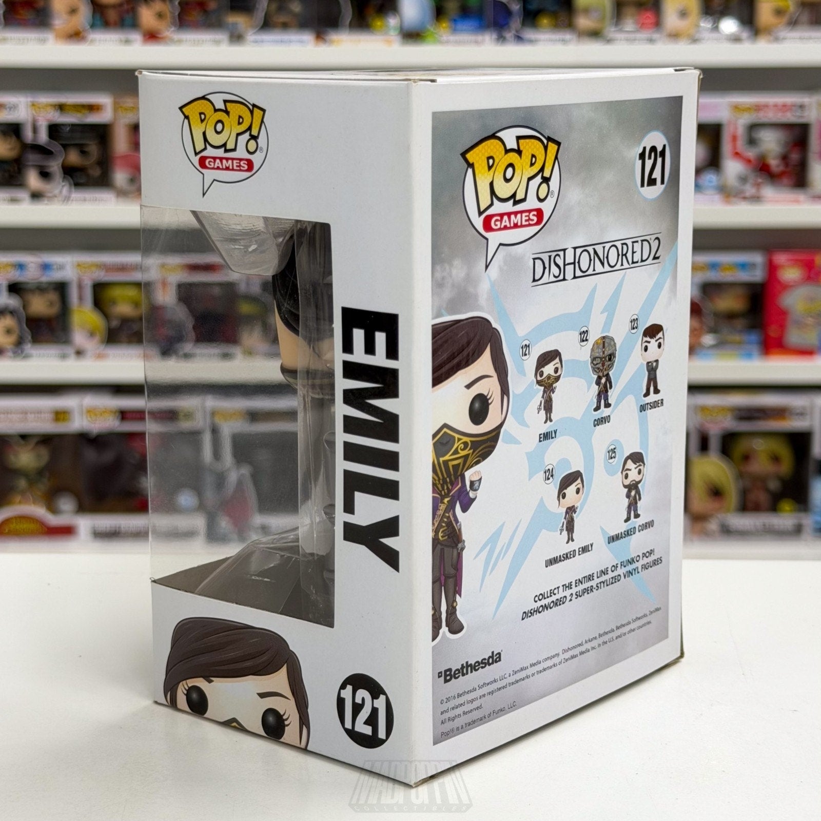 Funko Pop Games Dishonored 2 Emily Kaldwin 121 Action-adventure Toy Vinyl Figure