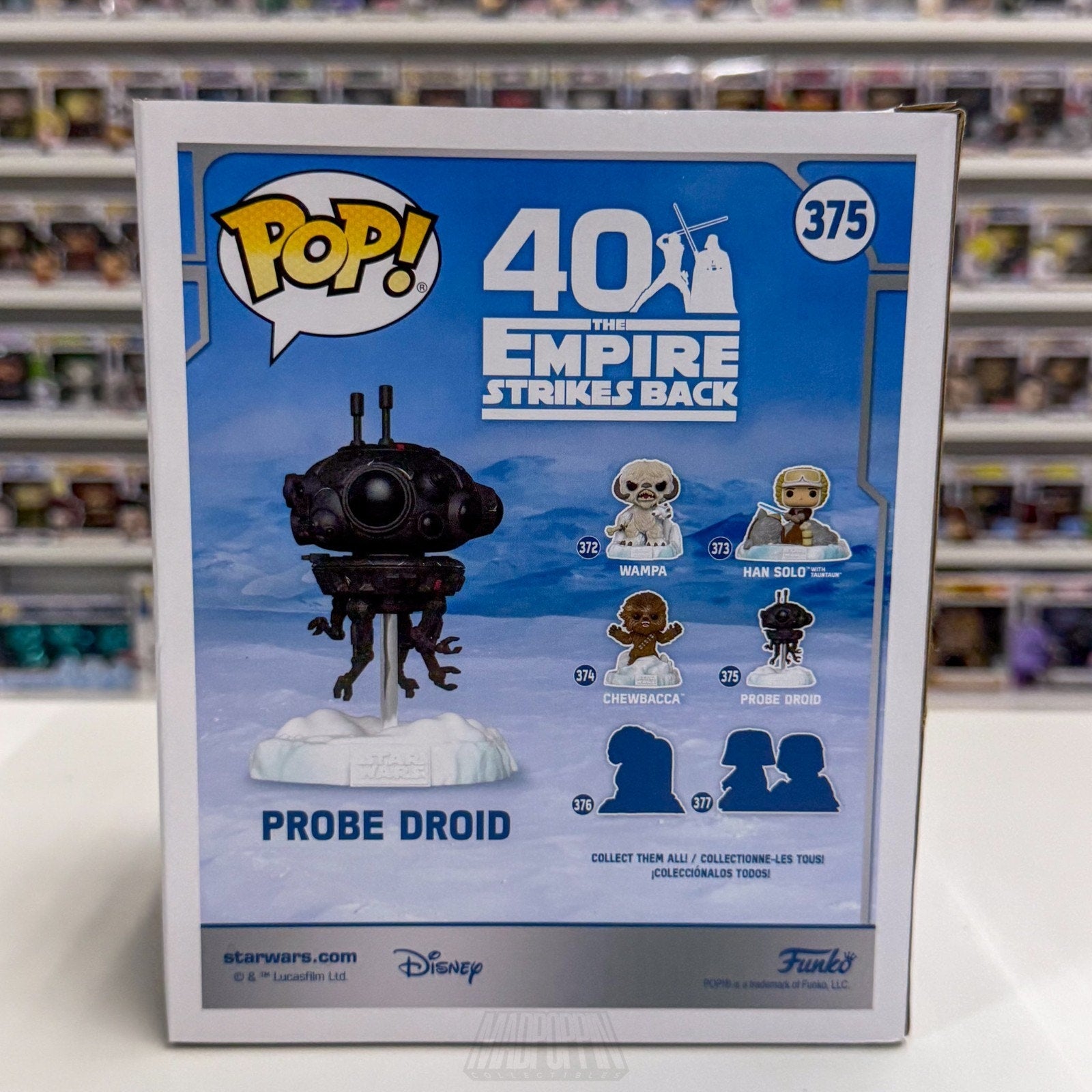 Funko Pop Star Wars Battle at Echo Base Probe Droid Amazon 375 Toy Vinyl Figure