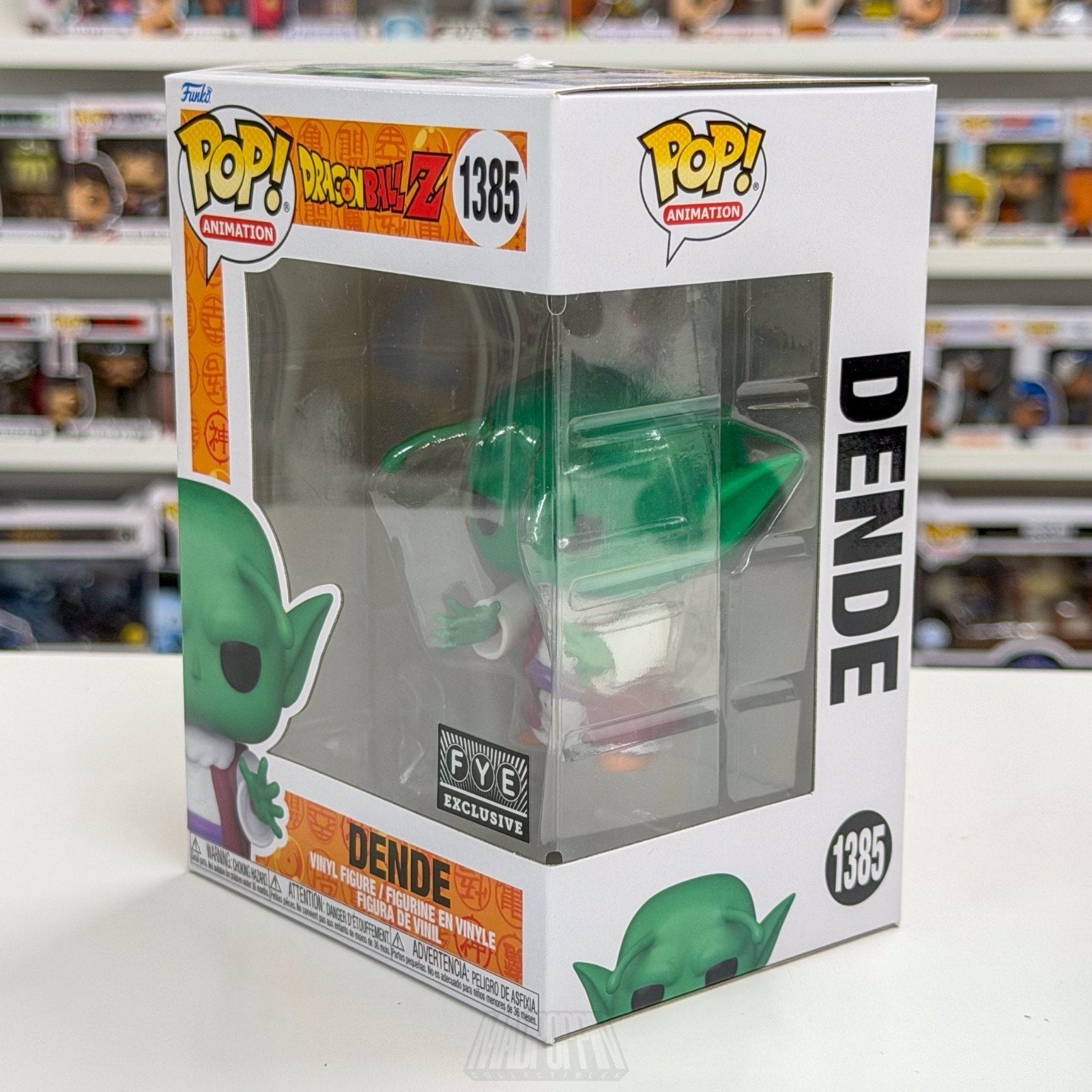Funko Pop Anime Dragon Ball Z Dende FYE 1385 Japanese Manga Toy Vinyl Figure