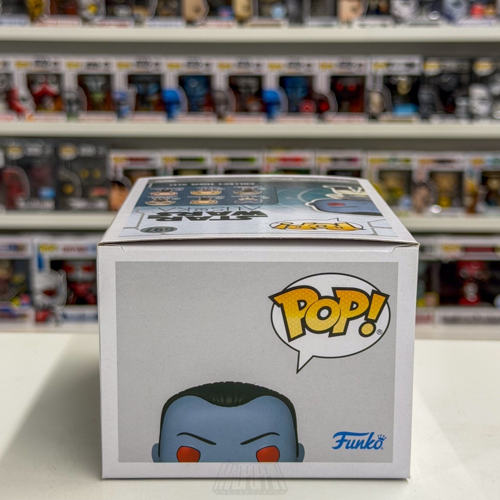 Funko Pop Star Wars Grand Admiral Thrawn Diamond SDCC Auto Signed JSA 697 Figure