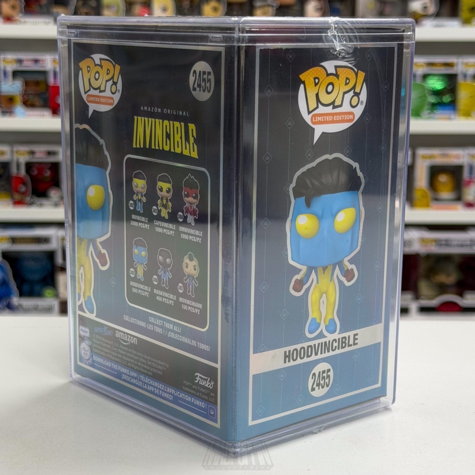 Funko Pop Invincible Hoodvincible 2455 SDCC 2026 LE 500 Official Toy CON STICKER
