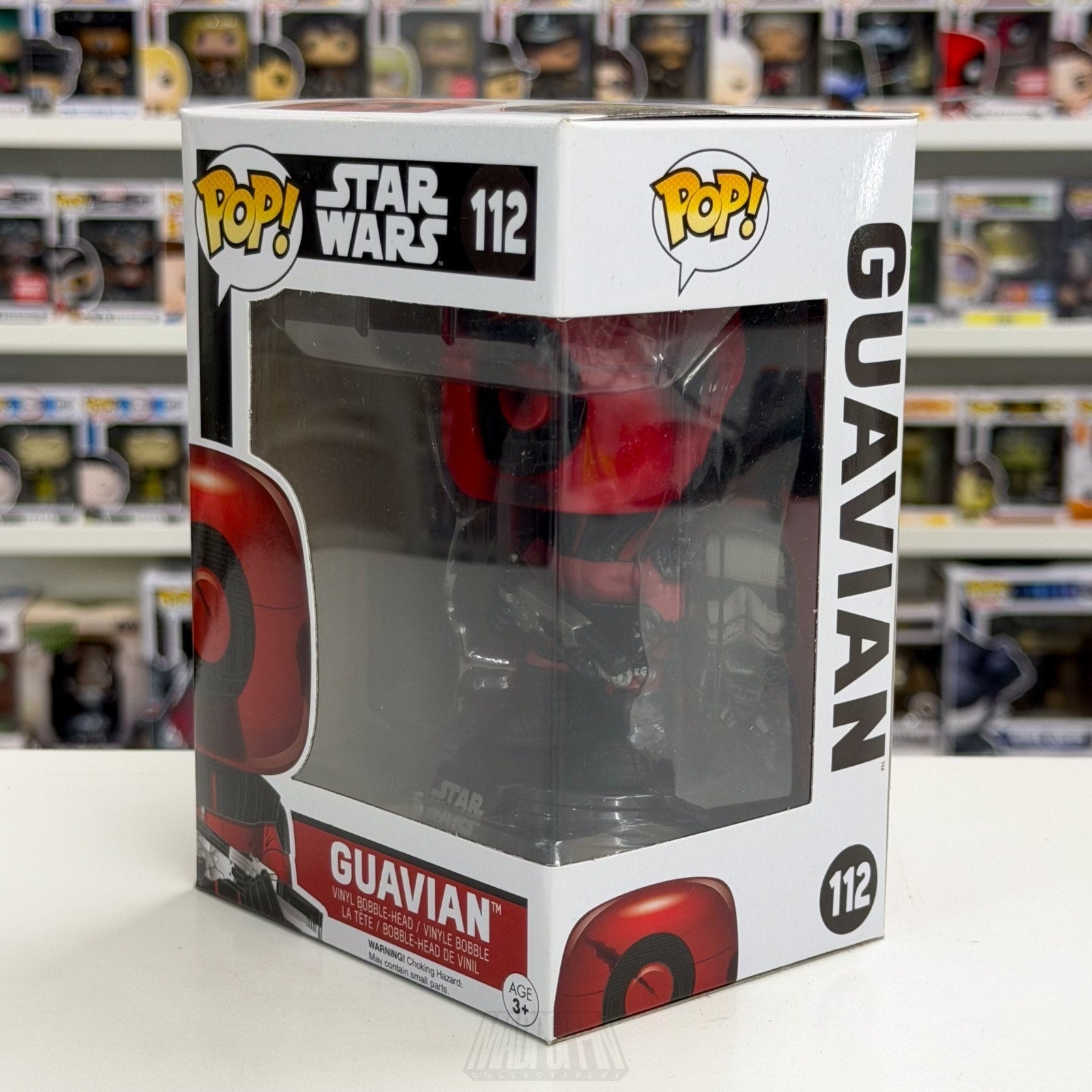 Funko Pop Star Wars EP 7 Force Awakens Guavian 112 Red Armor Toy Vinyl Figure