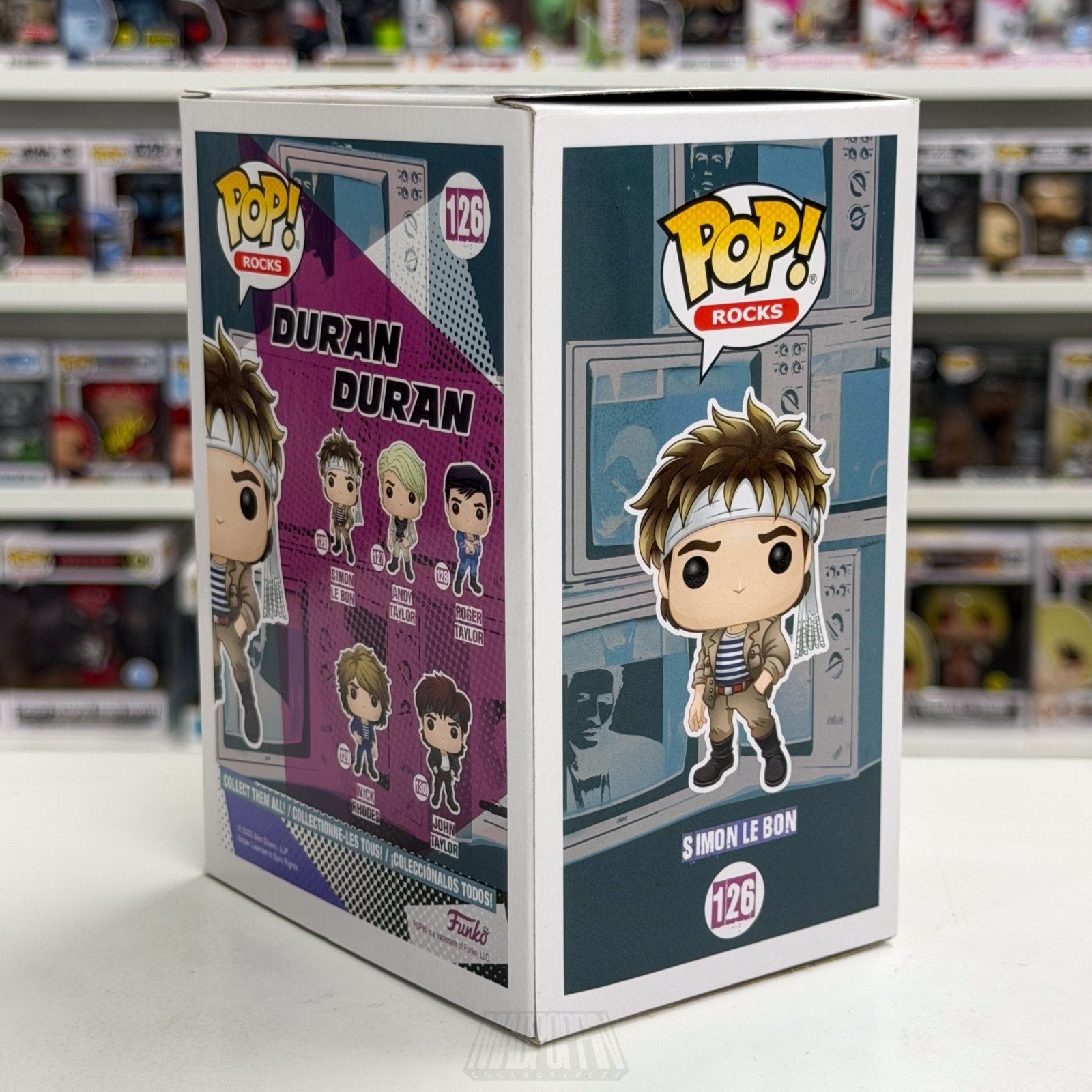 Funko Pop Rocks Duran Duran Simon Le Bon 126 Music English New Wave Vinyl Figure