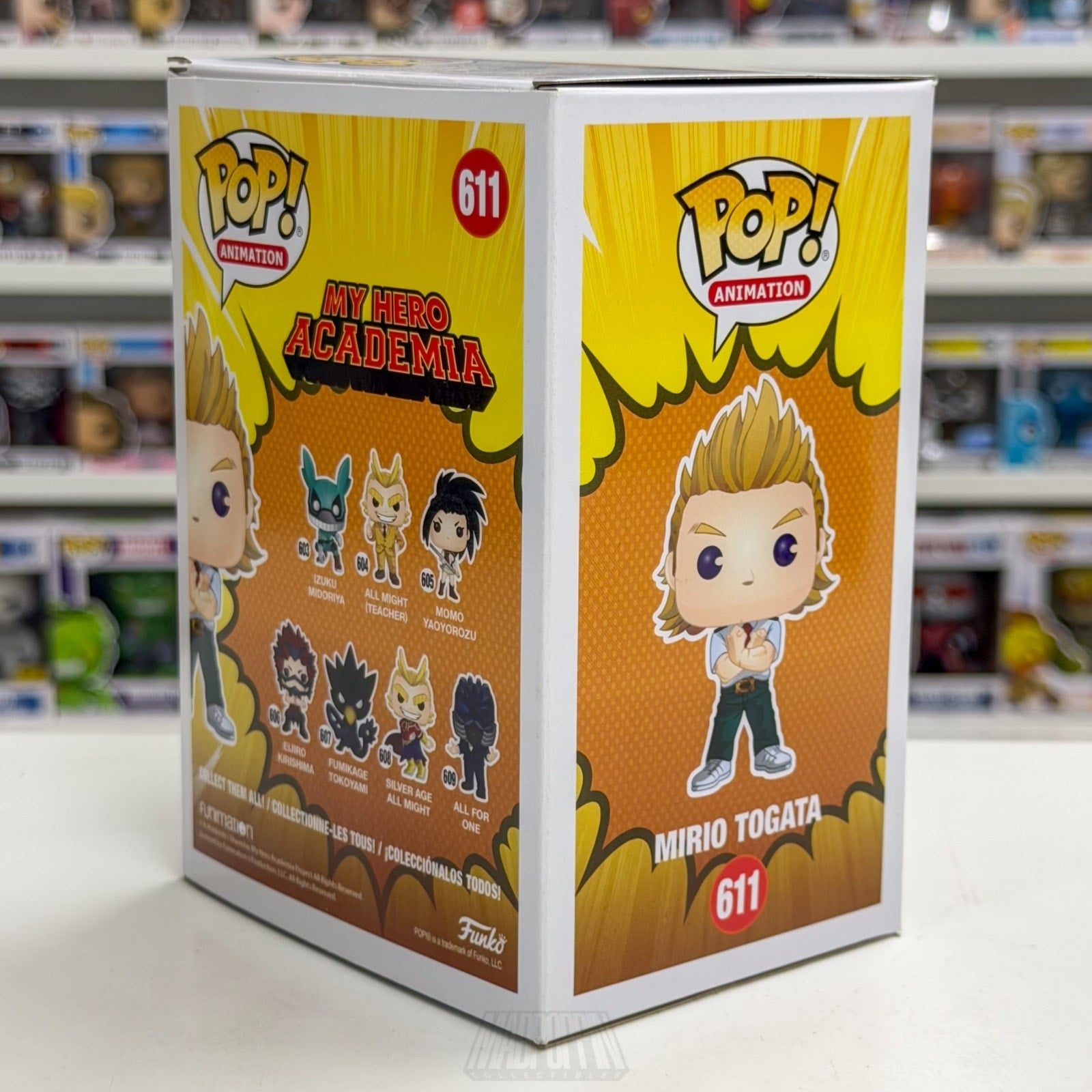 Funko Pop Anime My Hero Academia Mirio Togata Chalice 611 Manga Toy Vinyl Figure