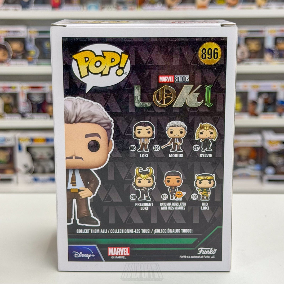 Funko Pop Marvel Studios Loki Mobius 896 MCU TVA Multiverse Toy Vinyl Figure