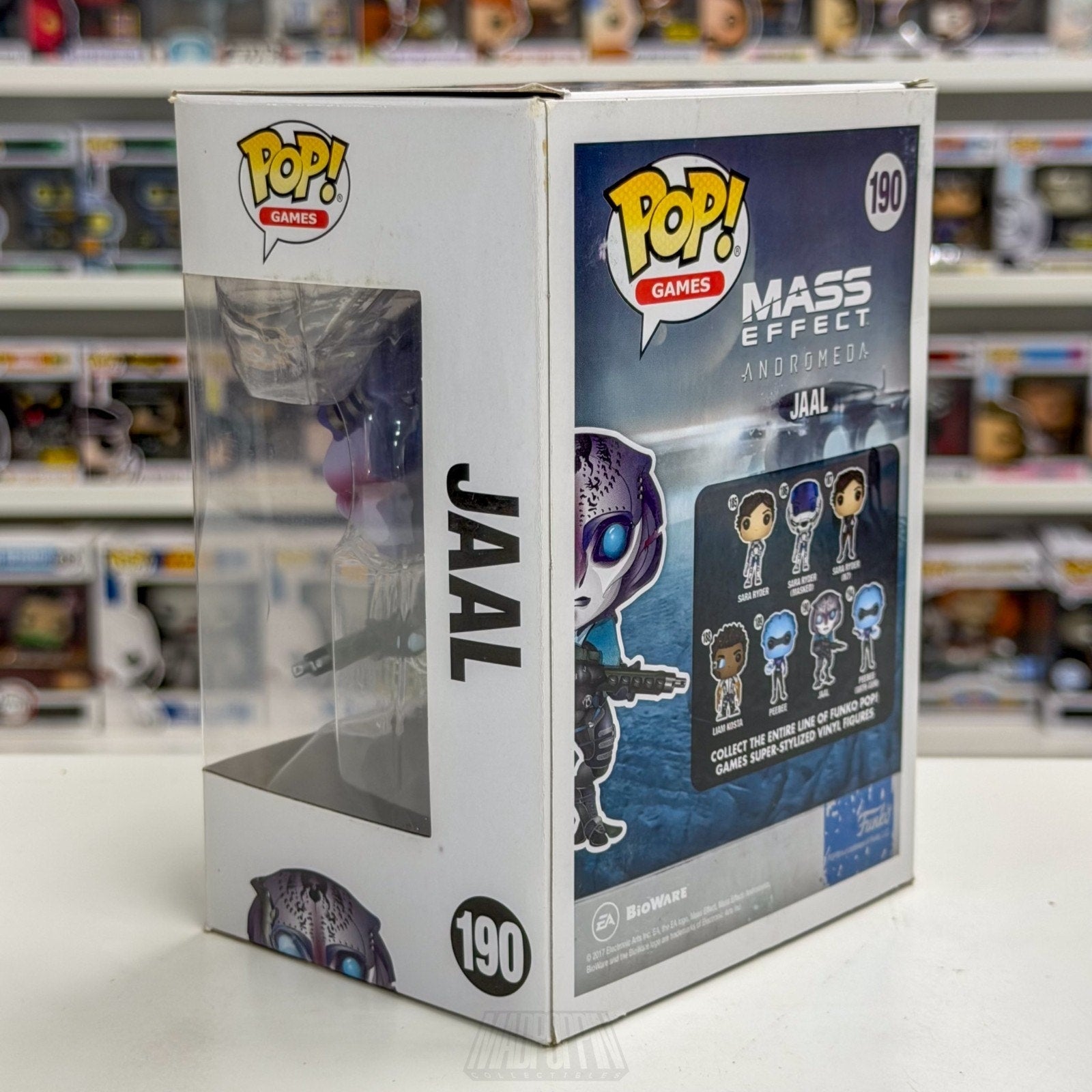 Funko Pop Video Games Mass Effect Andromeda Jaal 190 Action Sci-Fi Vinyl Figure