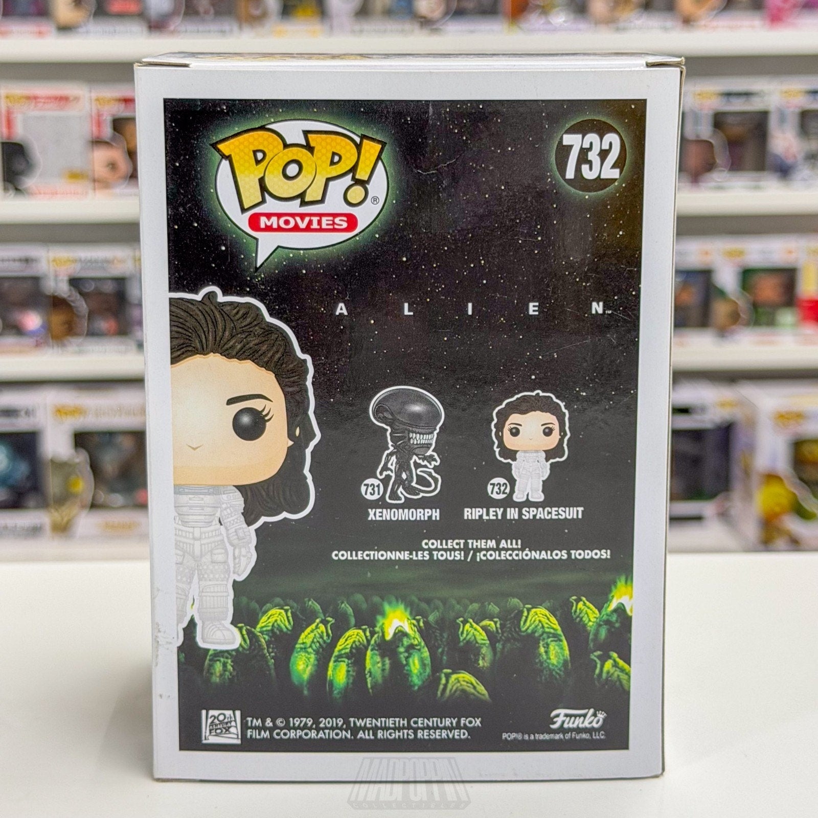 Funko Pop Movies Alien Ellen Ripley In Spacesuit 732 Sci-Fi Horror Vinyl Figure