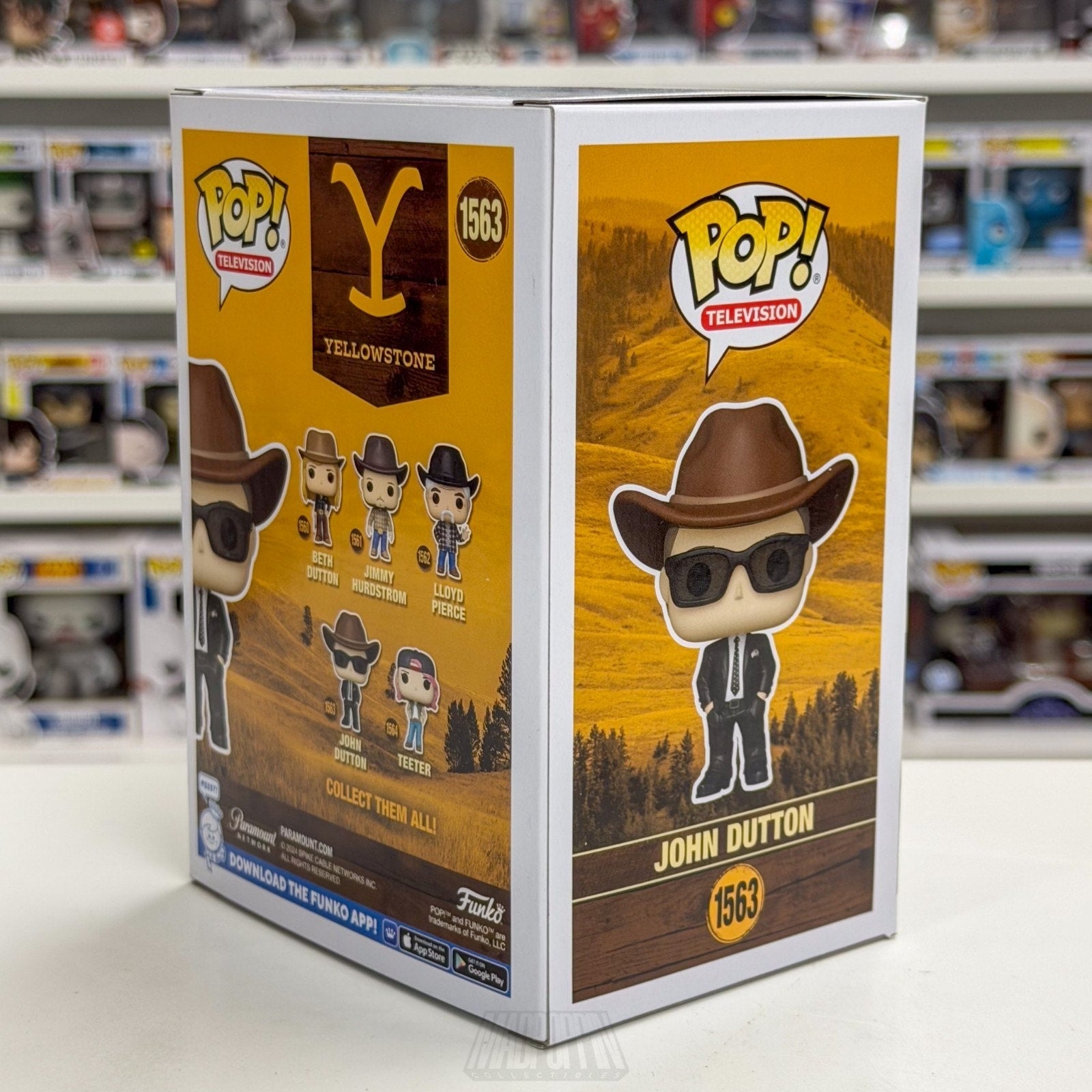 Funko Pop TV Yellowstone John Dutton 1563 Neo Western Drama Show Vinyl Figure