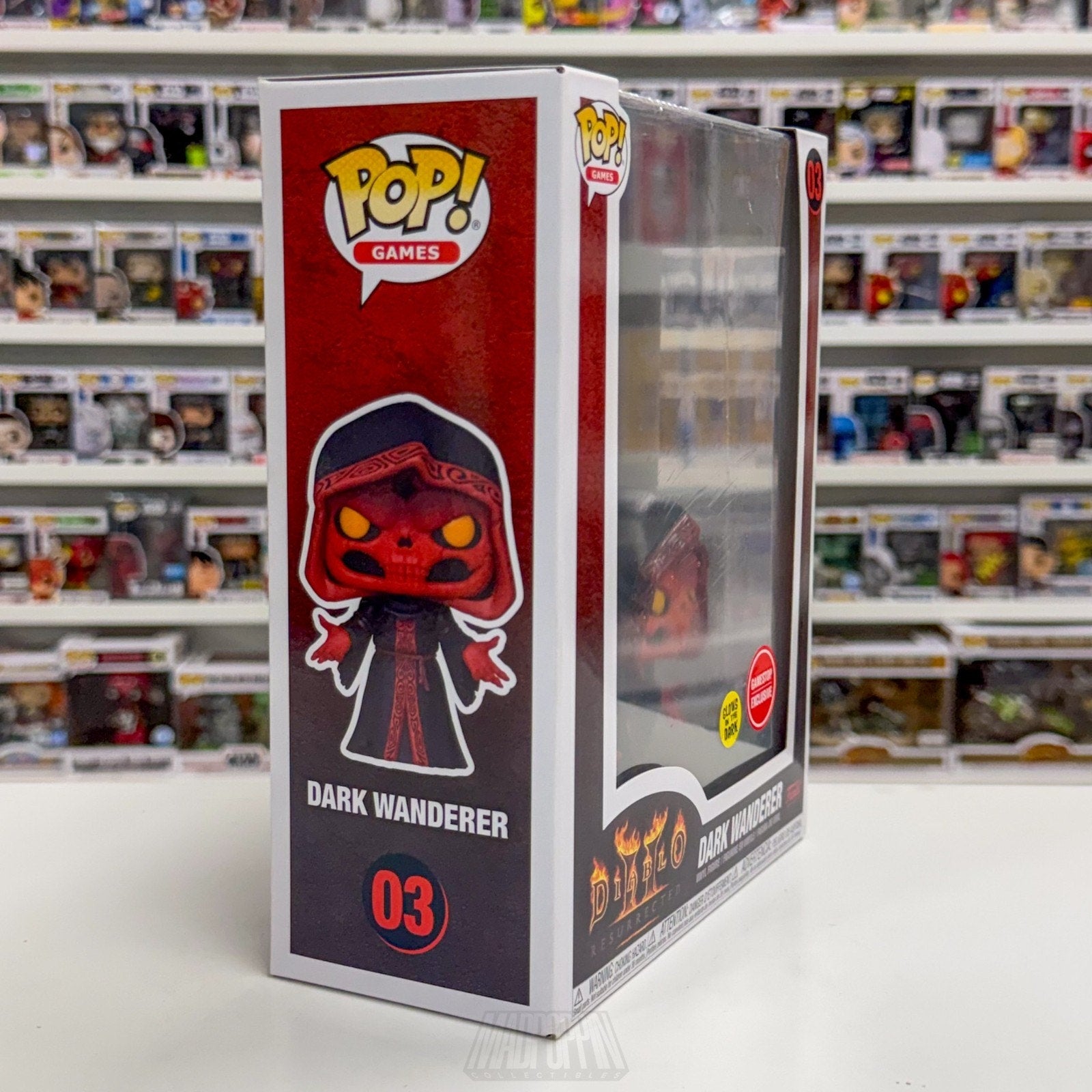 Funko Pop Games Diablo II Resurrected Dark Wanderer Glow GameStop 03 Toy Figure
