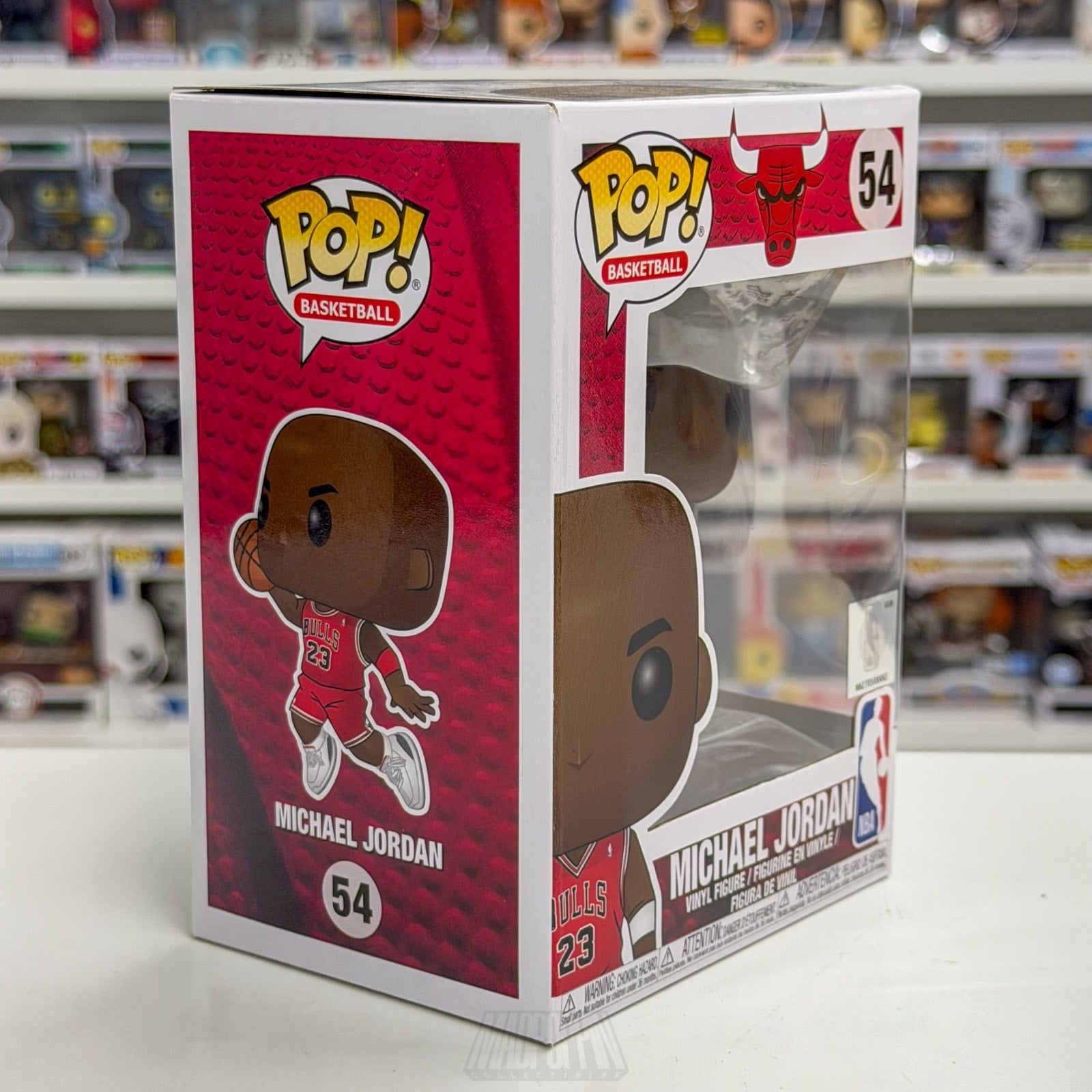 Funko Pop NBA Basketball Chicago Bulls Michael Jordan Slm Dunk 54 Vinyl Figure