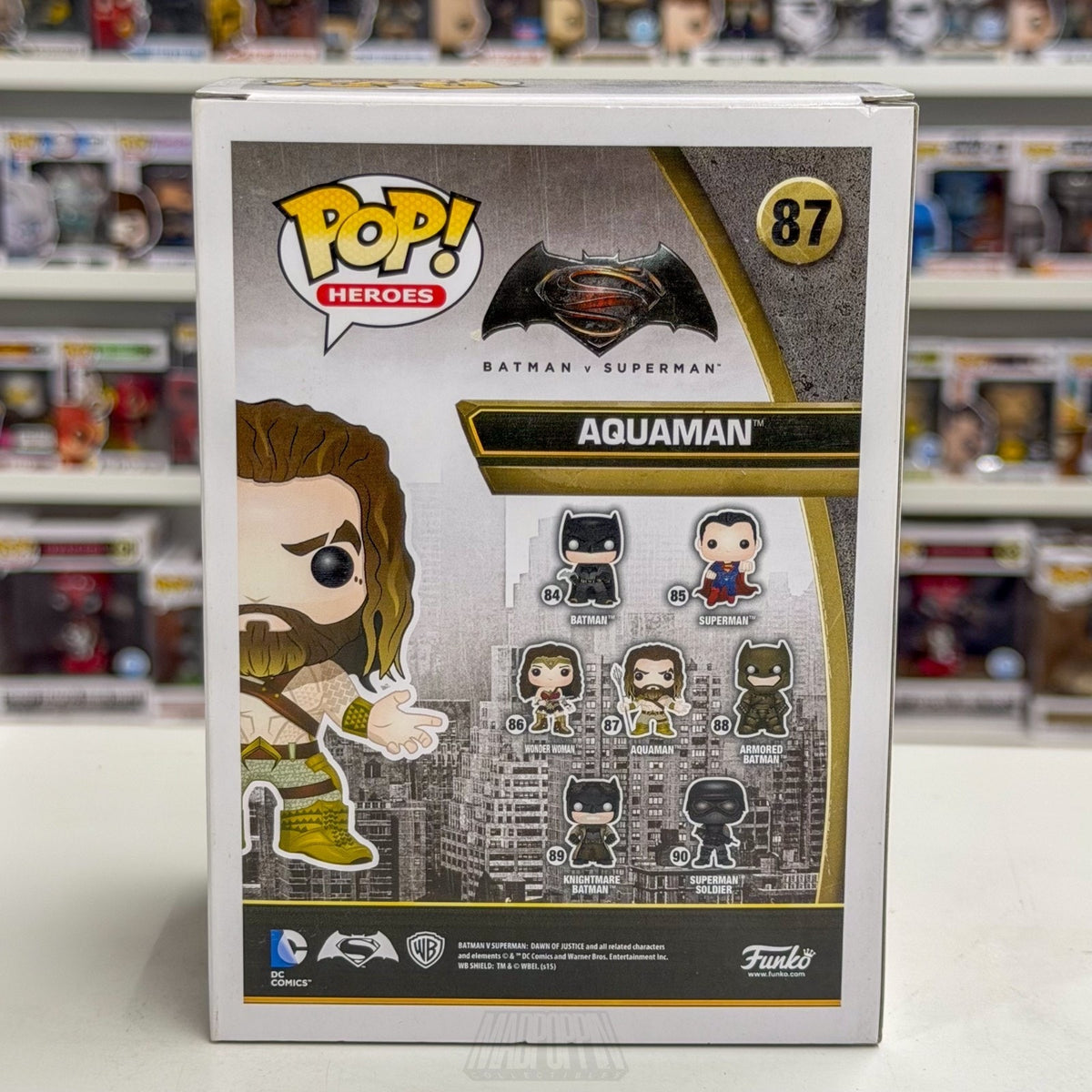 Funko Pop DC Heroes Batman v Superman Dawn of Justice Aquaman 87 Vinyl Figure