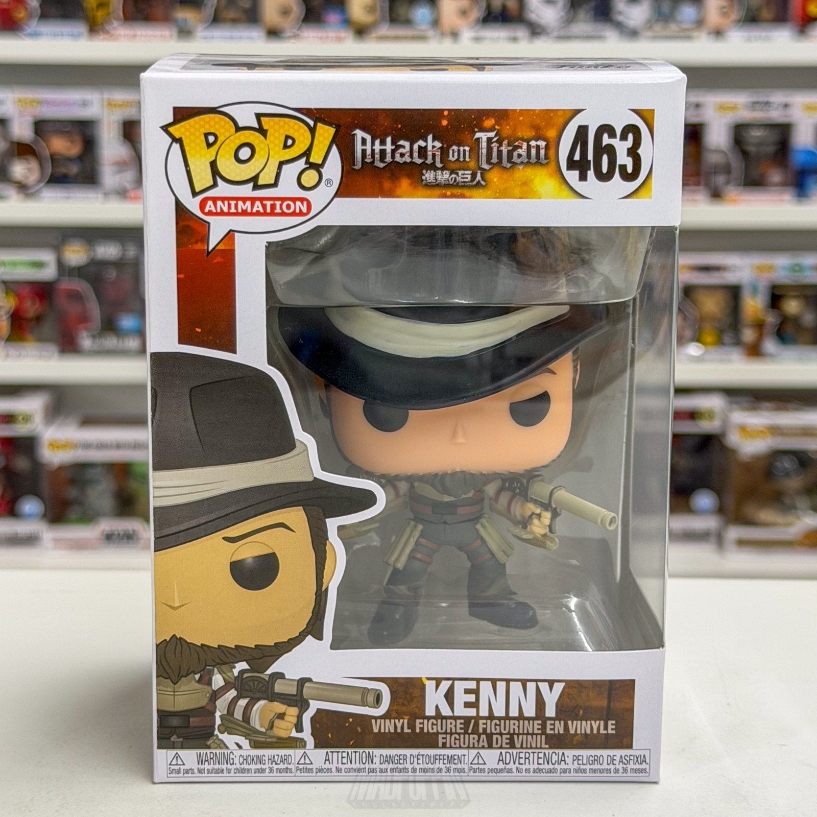 Funko Pop Anime Attack on Titan Kenny Ackerman 463 Japanese Manga Vinyl Figure
