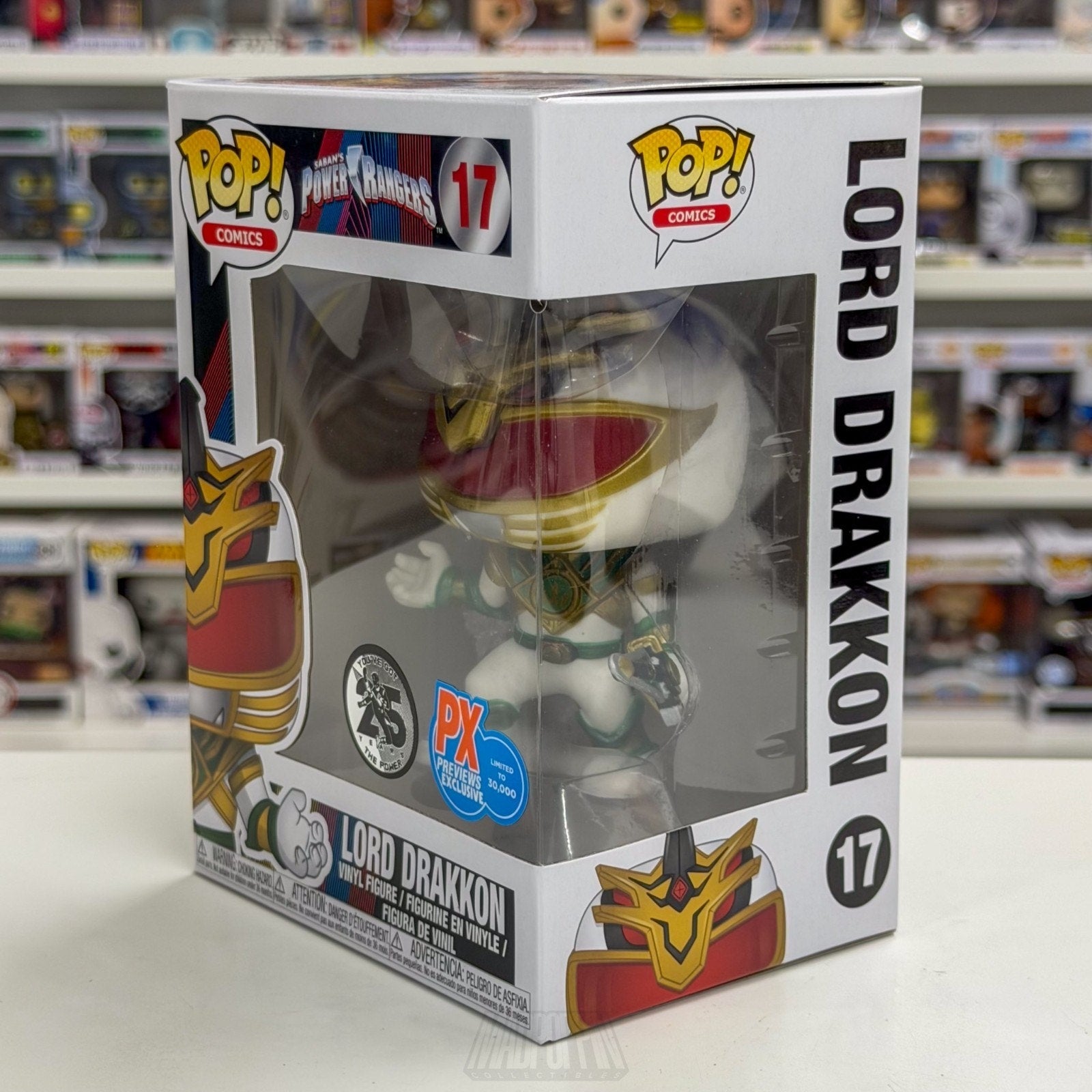Funko Pop Comics Power Rangers Lord Drakkon PX 17 MMPR Villain Toy Vinyl Figure