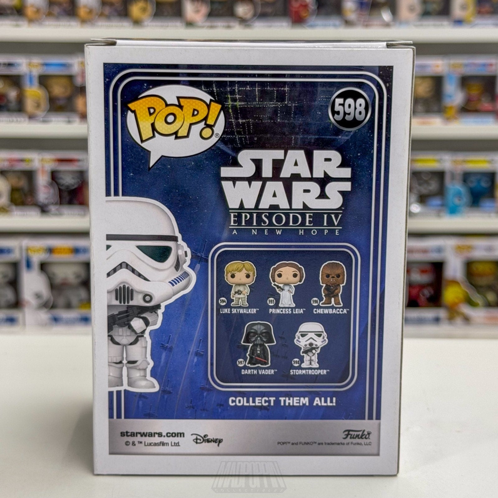 Funko Pop Star Wars Episode IV A New Hope Stormtrooper 598 Toy Vinyl Figure