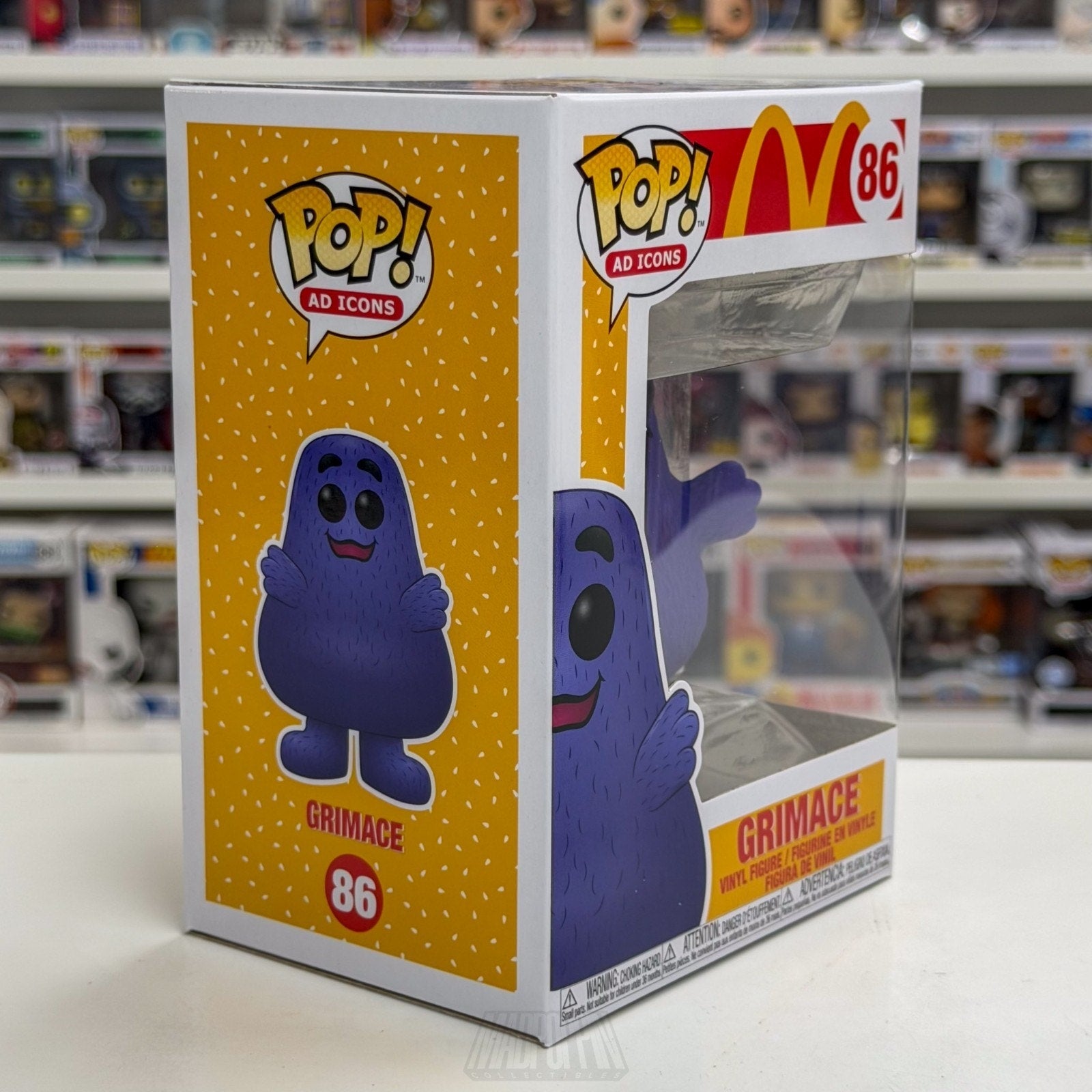 Funko Pop Ad Icons McDonalds Grimace 86 Burger Fast Food Restaurant Vinyl Figure