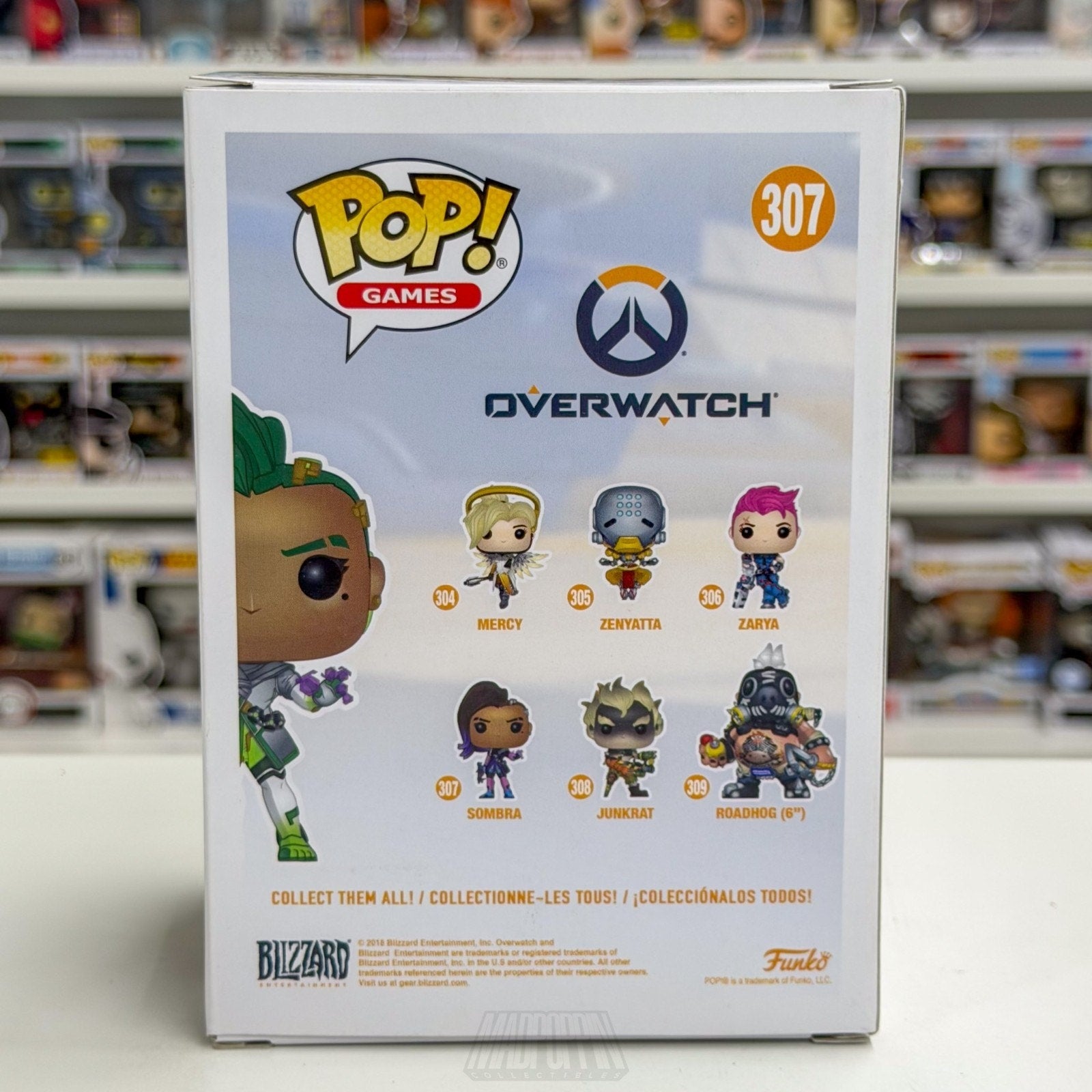 Funko Pop Video Games Overwatch Sombra ECCC Spring Con 307 Blizzard Vinyl Figure