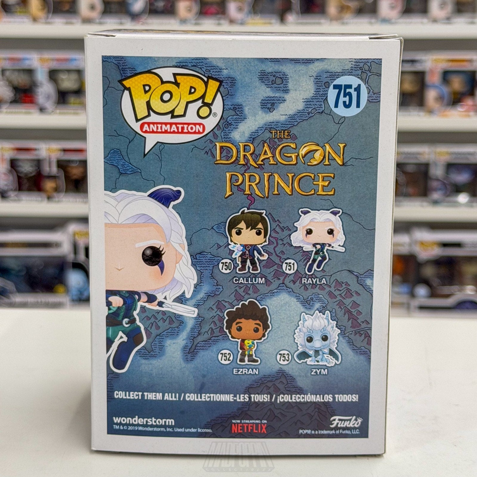 Funko Pop Animation The Dragon Prince Rayla 751 Netflix Fantasy Toy Vinyl Figure