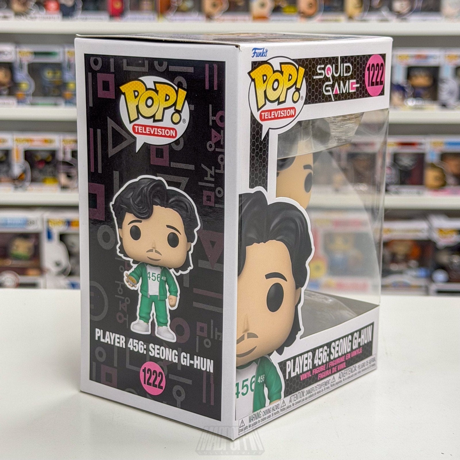 Funko Pop TV Netflix Squid Game Player 456 Seong Gi-Hun 1222 Korean Toy Figure