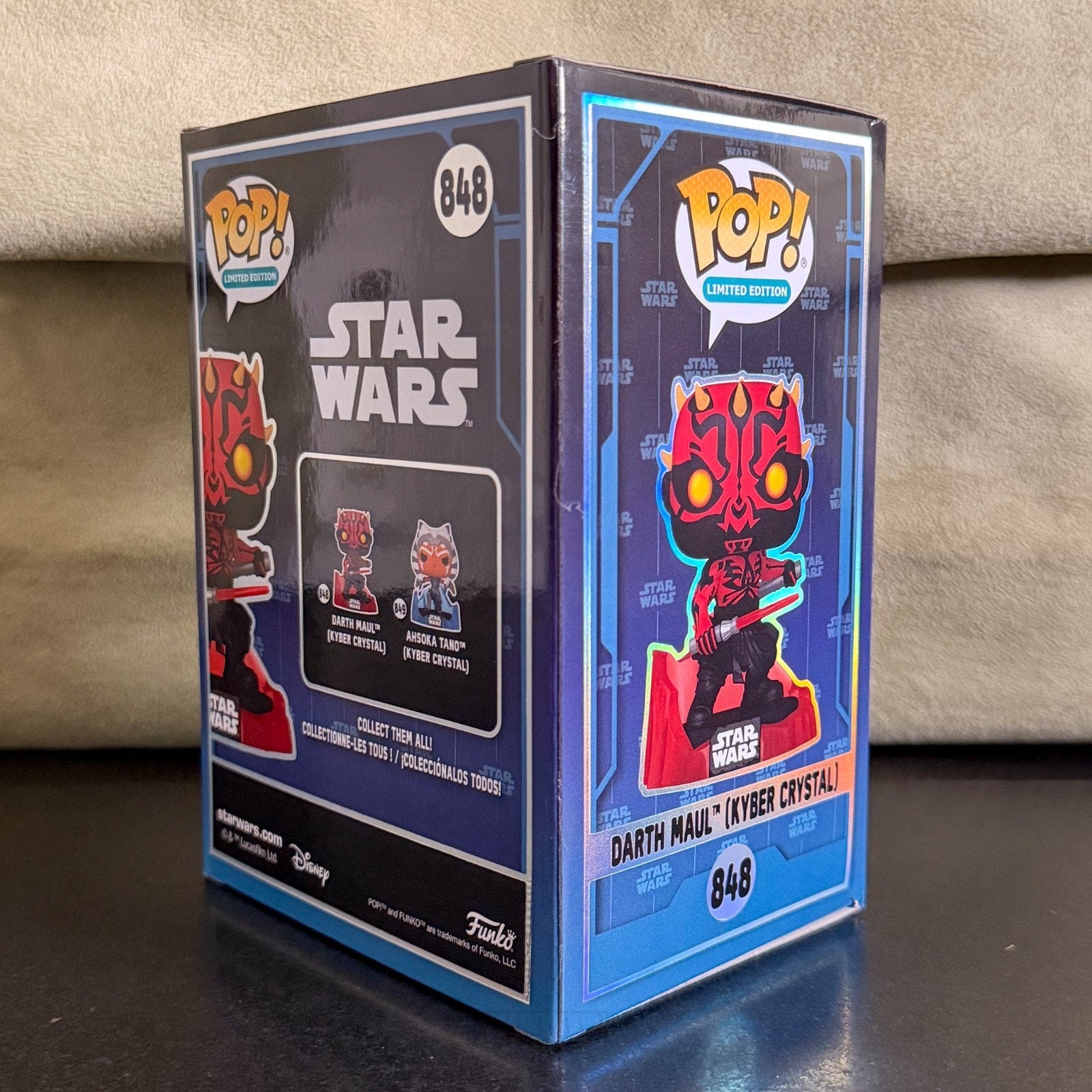 Funko Pop Star Wars Darth Maul Kyber Crystal 848 SDCC 2026 LE 9500 Vinyl Figure