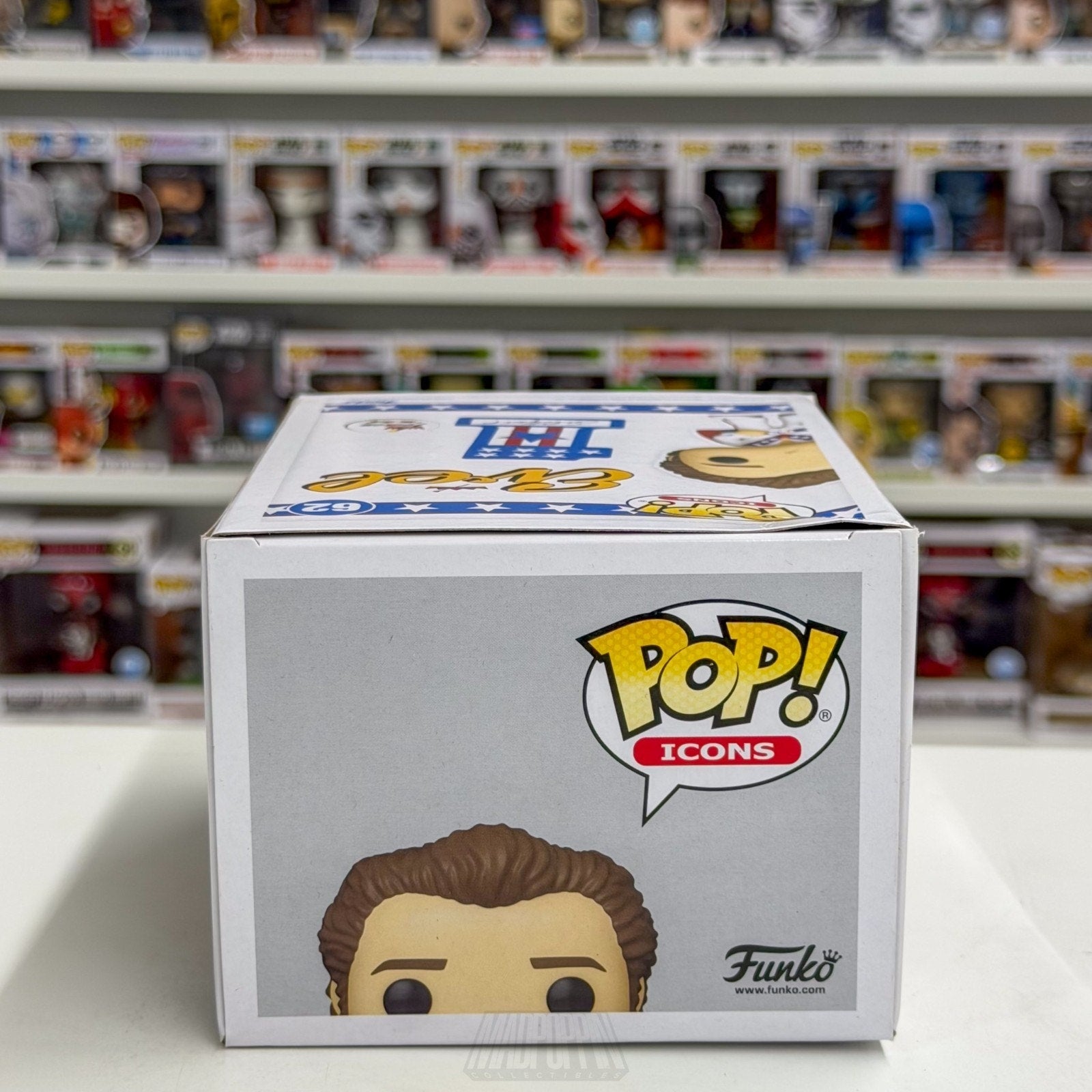 Funko Pop Icons Evel Knievel 62 American Stunt Performer Entertainer Toy Figure