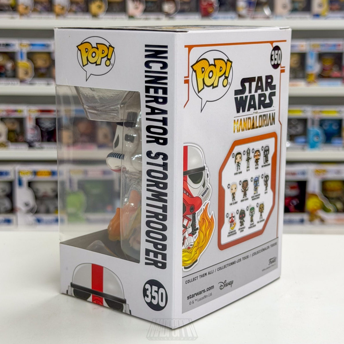 Funko Pop Star Wars Mandalorian Incinerator Stormtrooper 350 Toy Vinyl Figure