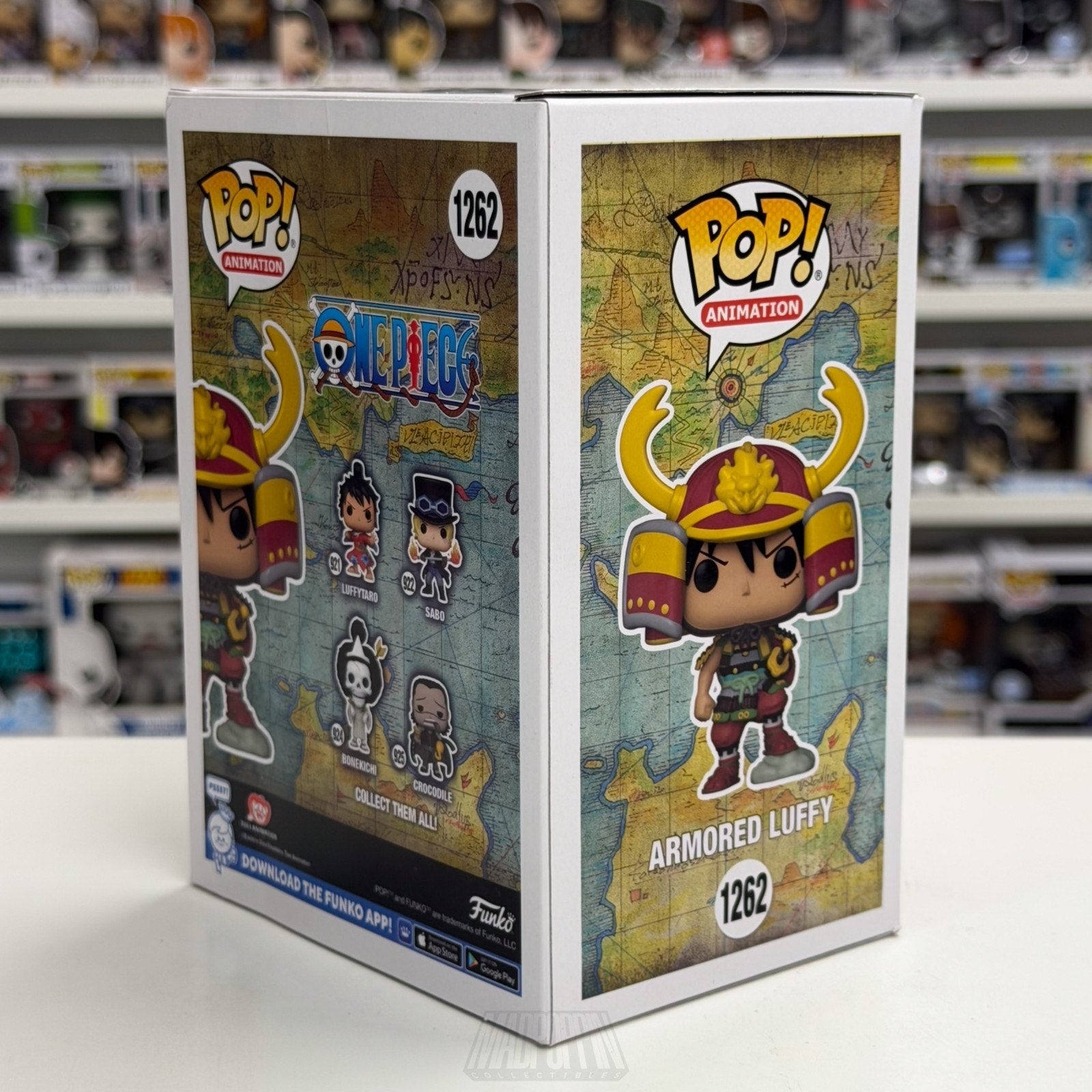 Funko Pop Anime One Piece Armored Luffy Special Edition Chase 1262 Vinyl Figure
