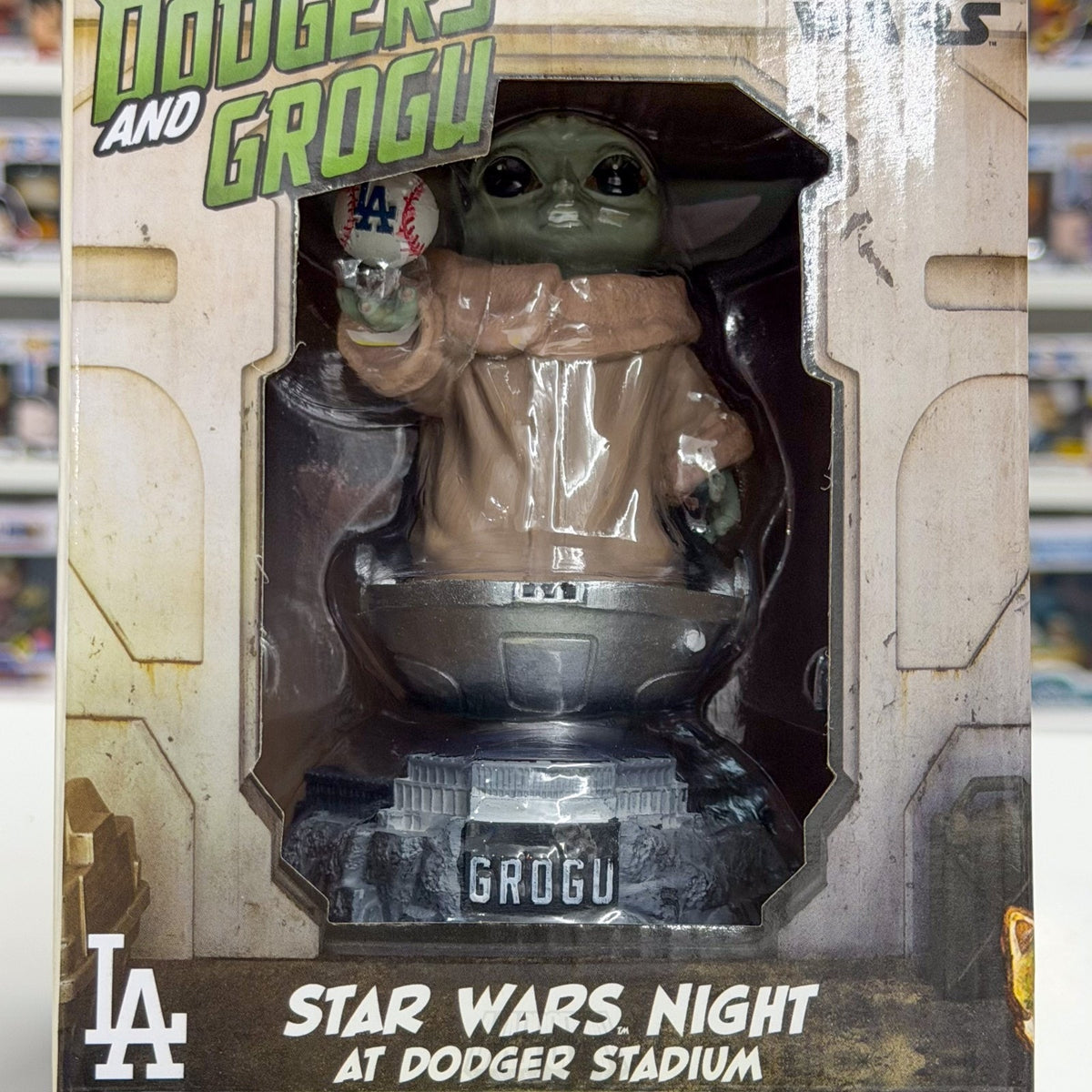 Dodgers x Star Wars Grogu Bobblehead SGA Giveaway Baby Yoda Los Angeles Baseball