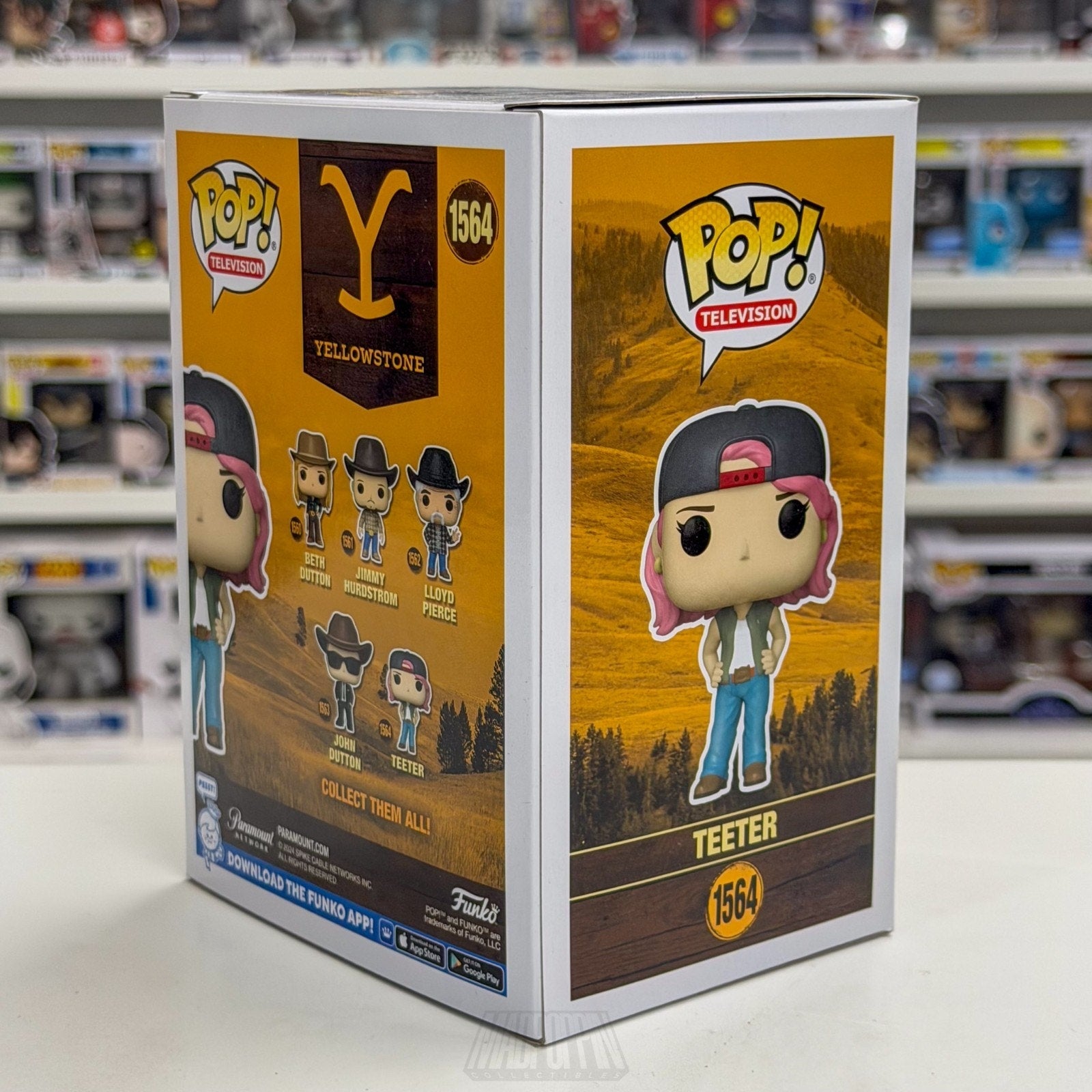 Funko Pop Television Yellowstone Teeter 1564 Neo Western Drama Toy Vinyl Figure