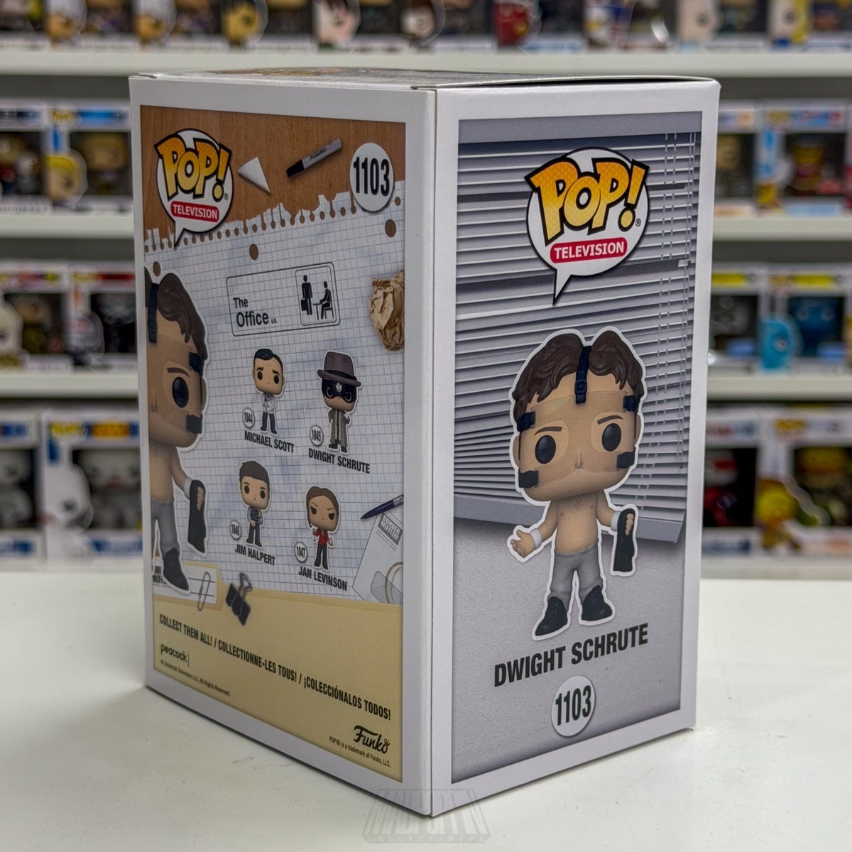 Funko Pop TV The Office Dwight Schrute Chalice Collectibles Chase 1103 Figure