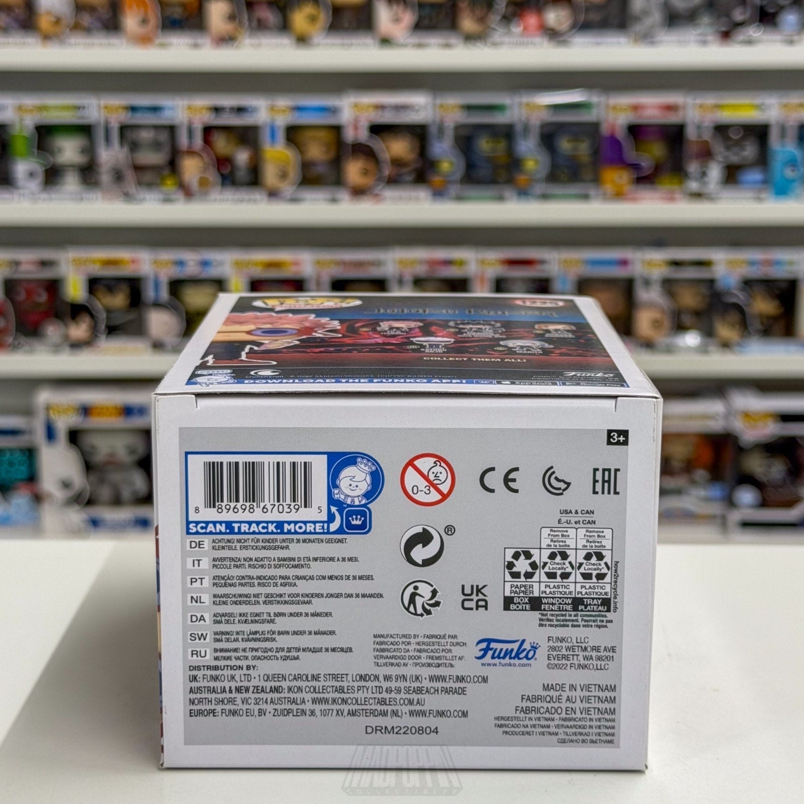 Funko Pop Anime Jujutsu Kaisen Yuji Itadori NYCC 1225 Japan Manga Vinyl Figure
