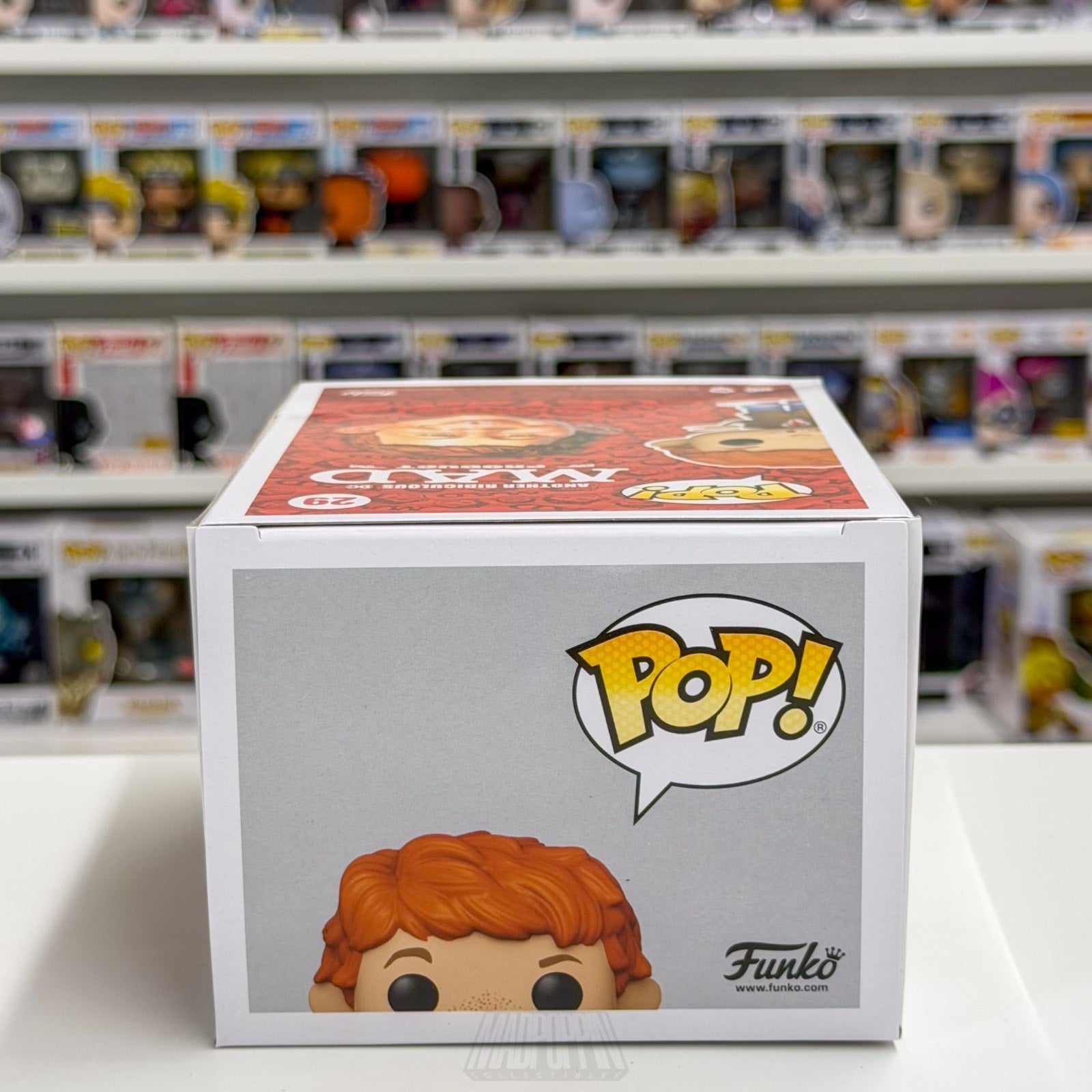 Funko Pop Mad Magazine Alfred E. Neuman 29 Cartoon Mascot Humor Toy Vinyl Figure
