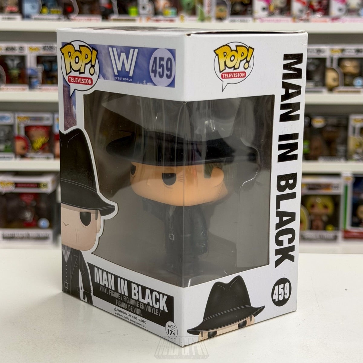 Funko Pop TV HBO Westworld Man in Black 459 Sci-Fi Western Drama Vinyl Figure