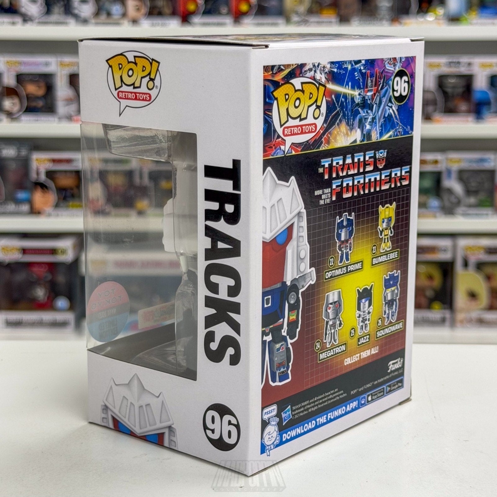 Funko Pop Transformers Tracks Toy Tokyo Funko Festival of Fun 96 Vinyl Figure