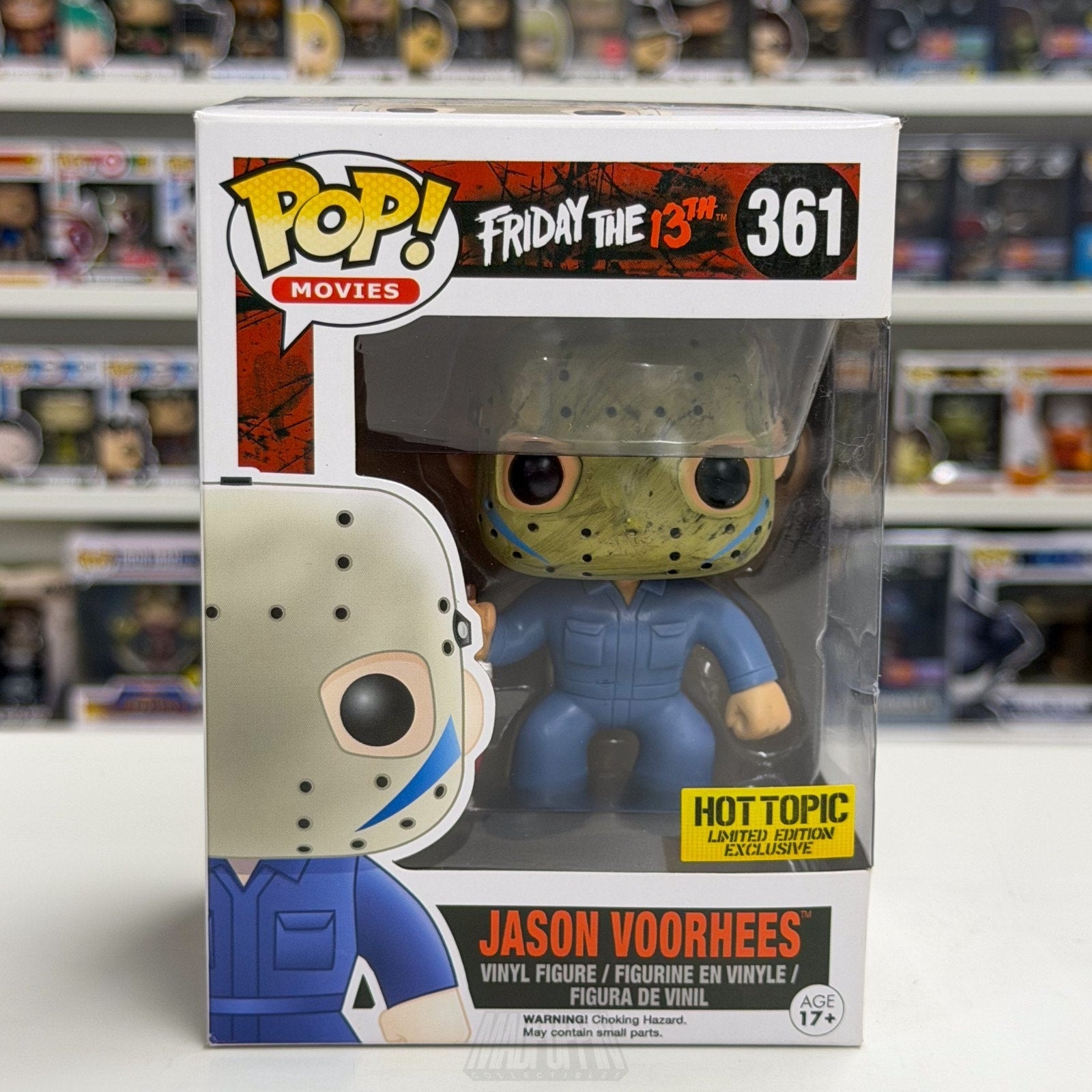 Funko Pop Movies Friday 13th Jason Voorhees Part V Blue Hot Topic 361 Toy Figure