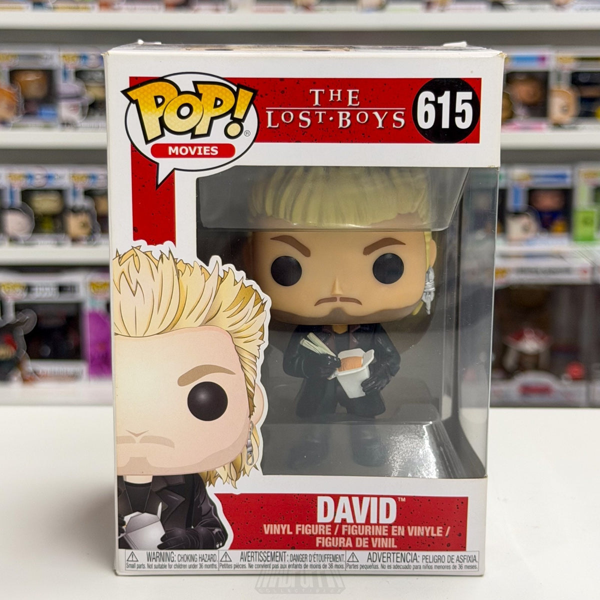 Funko Pop Movies The Lost Boys David w/Noodles 615 Vampire Horror Vinyl Figure