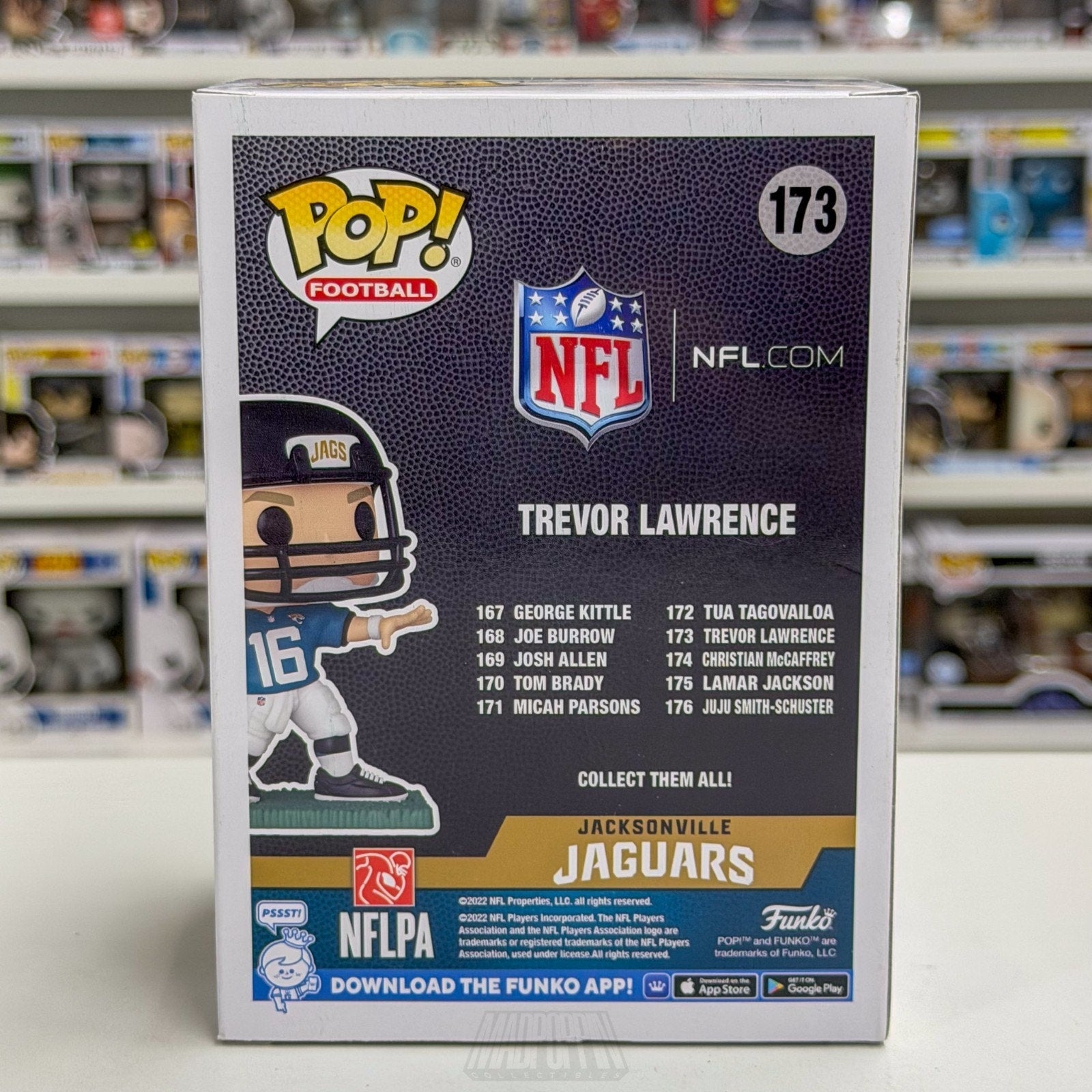 Funko Pop NFL Football Jacksonville Jaguars Trevor Lawrence 173 QB Vinyl Figure